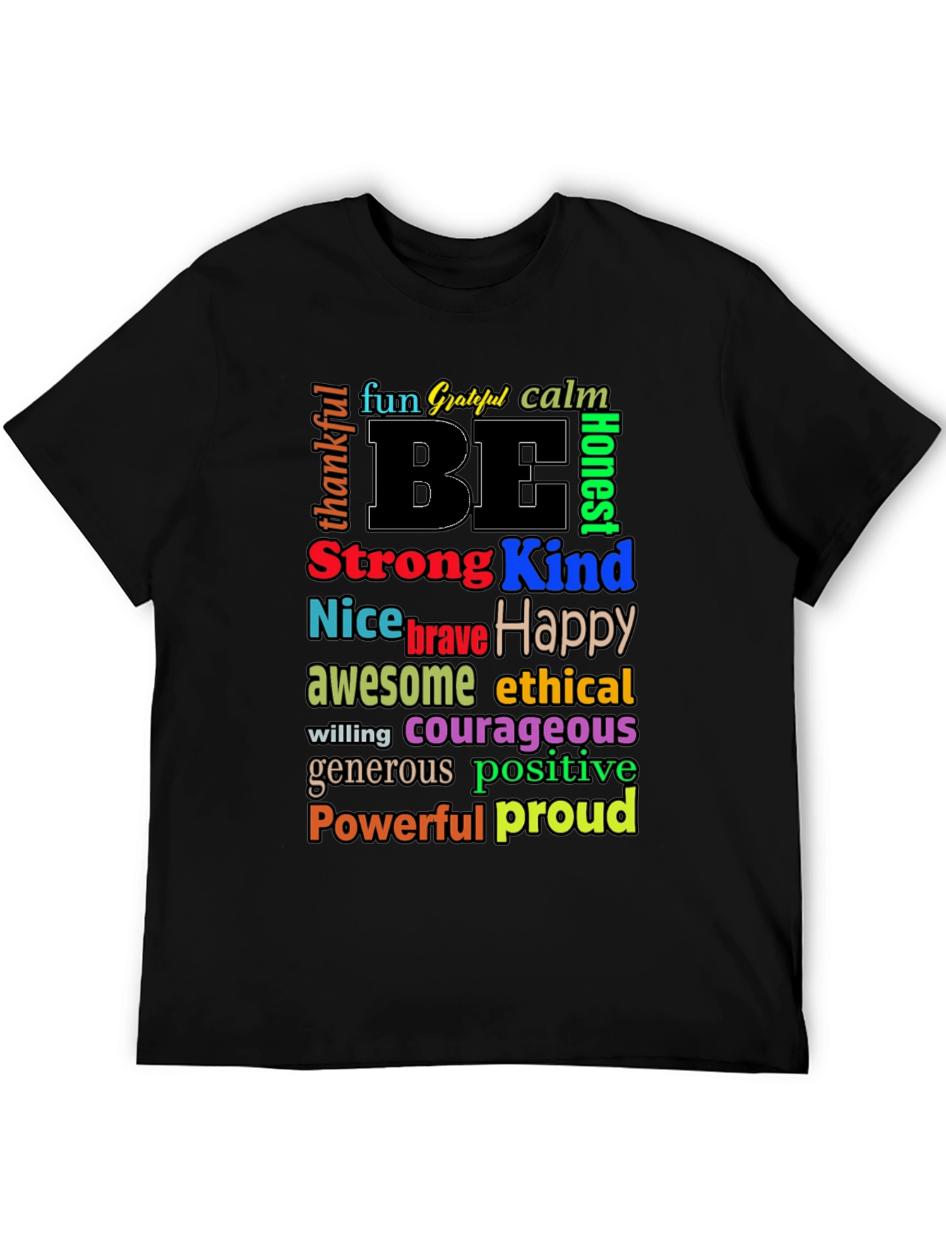 Be Kind Motivational Graphic T-Shirt