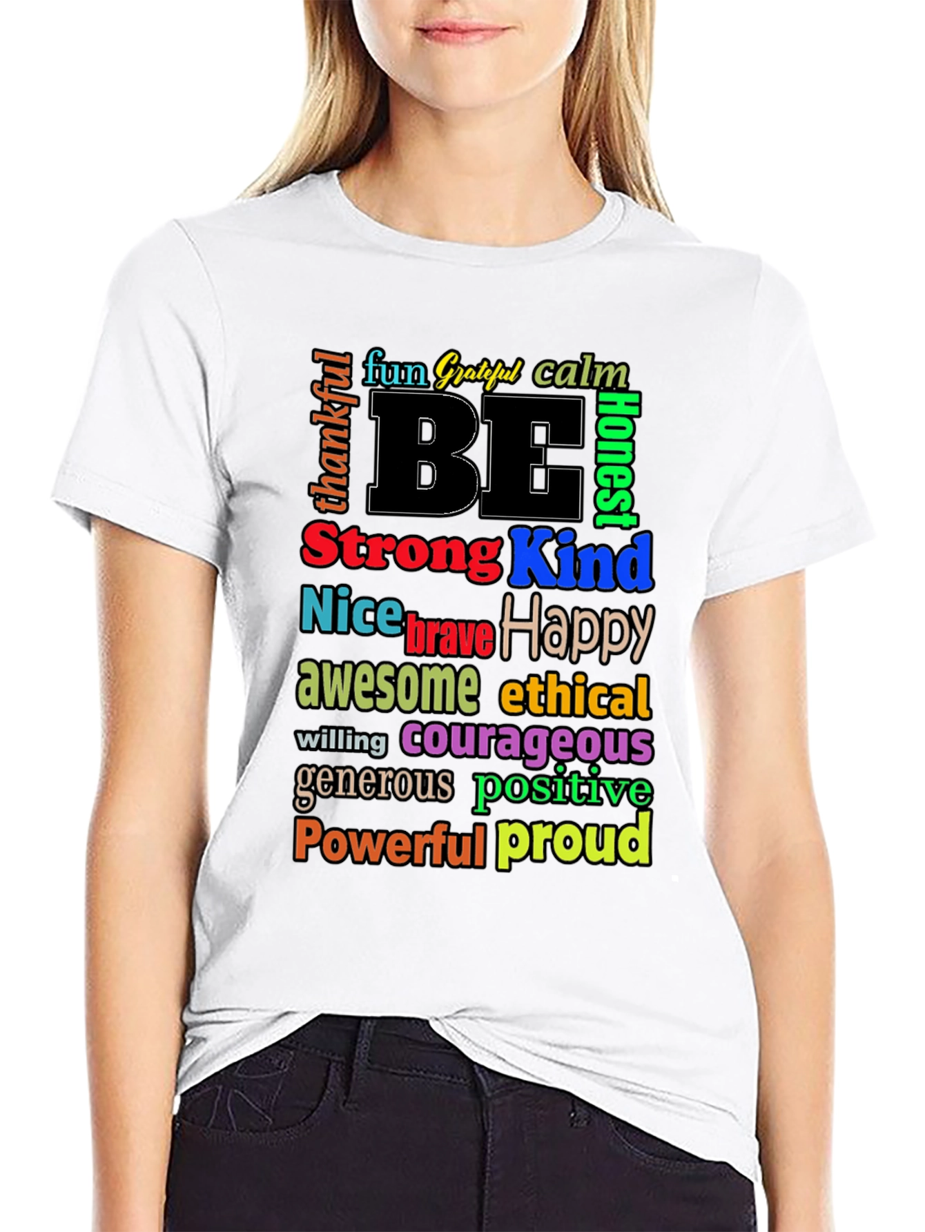 Be Kind Motivational Graphic T-Shirt