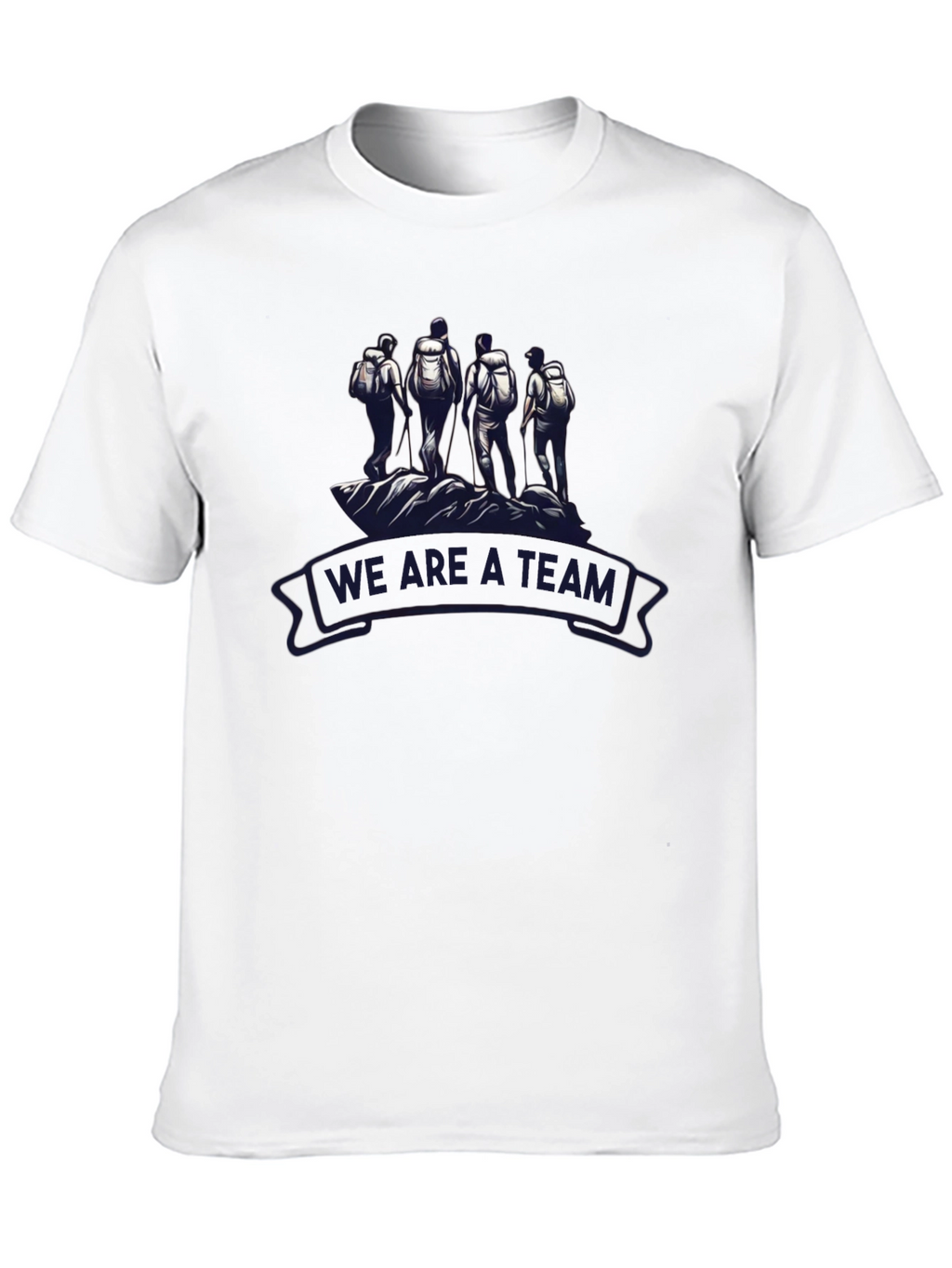 Teamwork Hiking Graphic T-Shirt