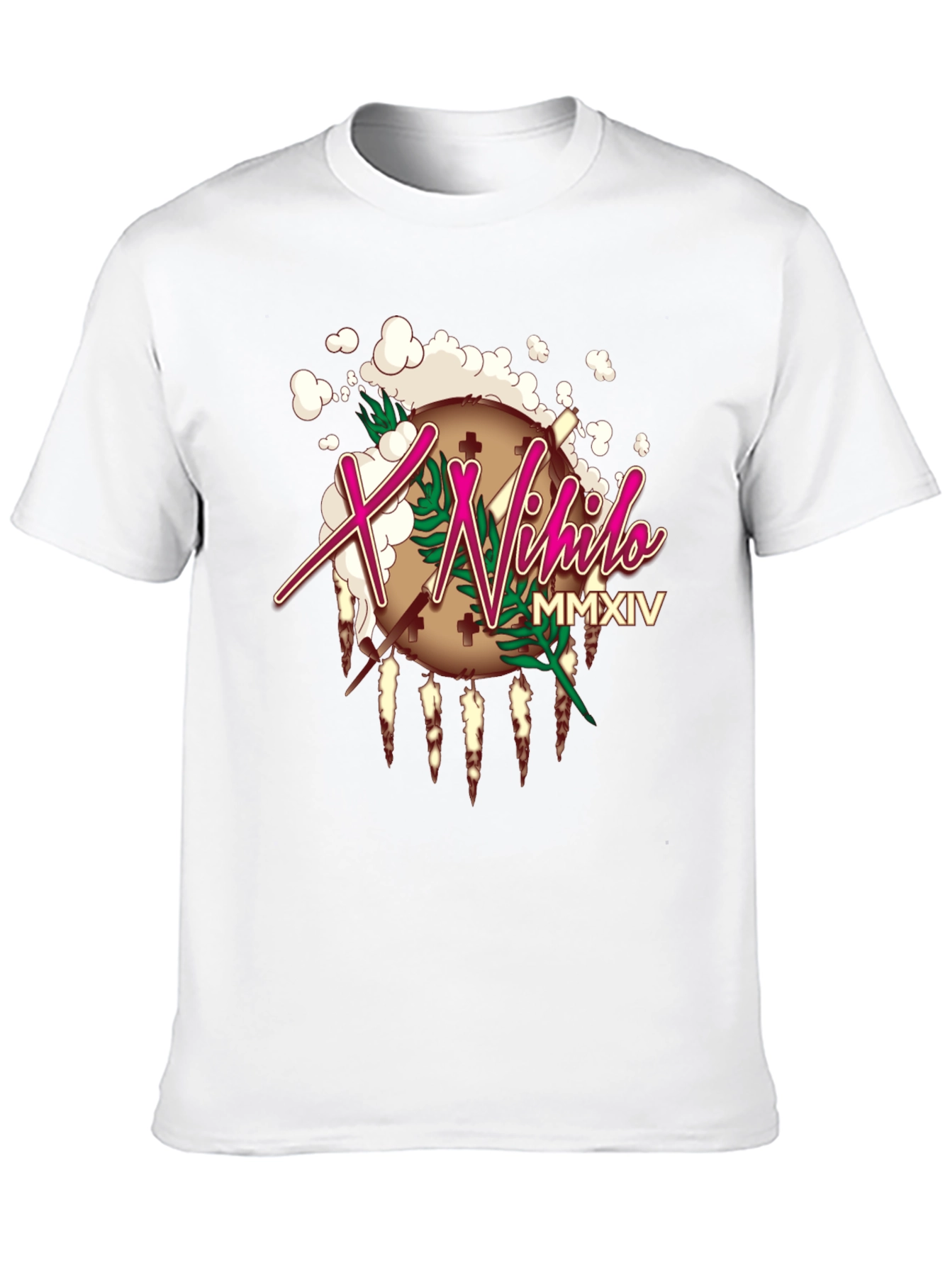 X Nihilo Graphic Print Black T-Shirt