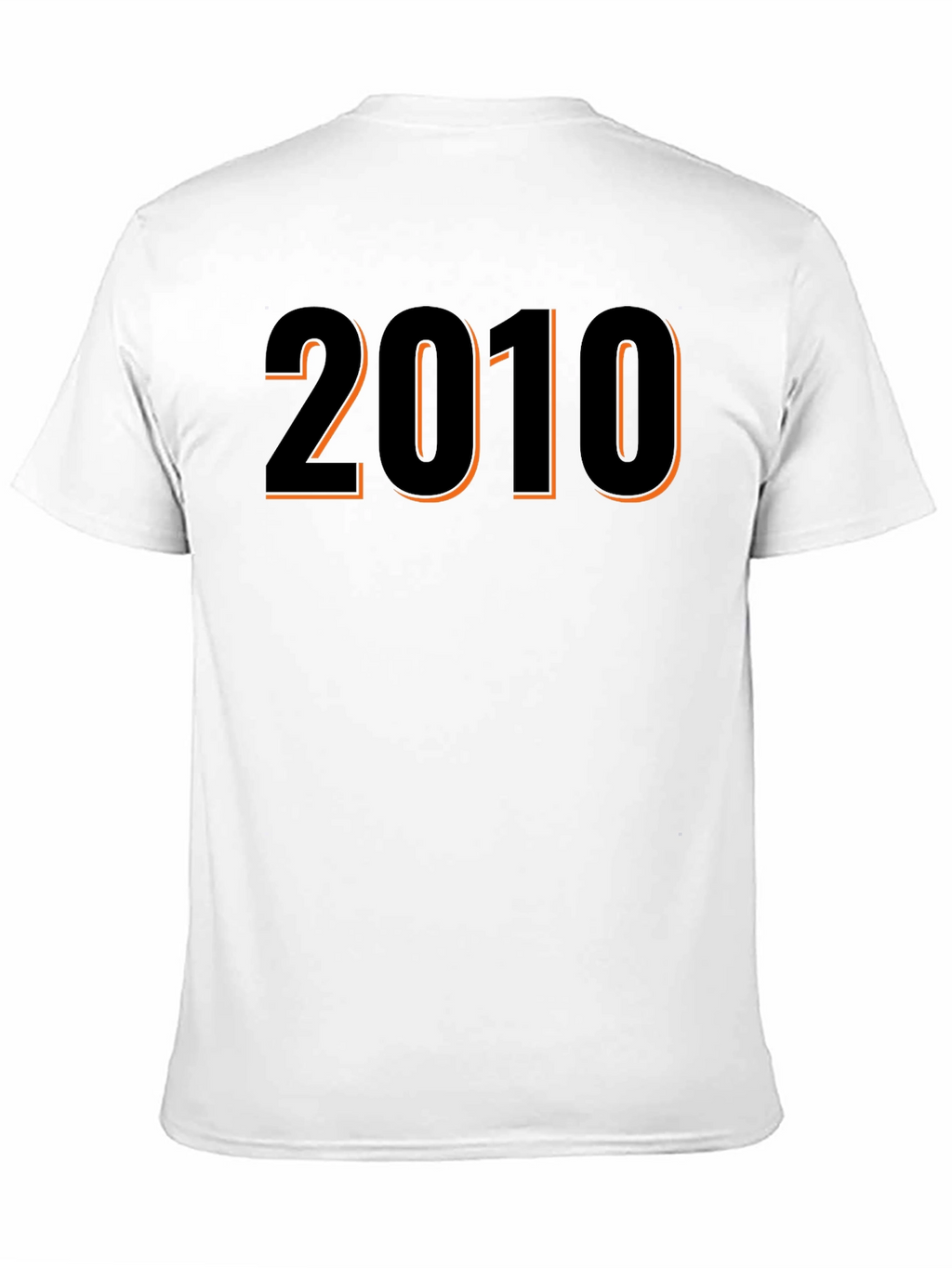 2010 Graphic T-Shirt - Black Short Sleeve Tee