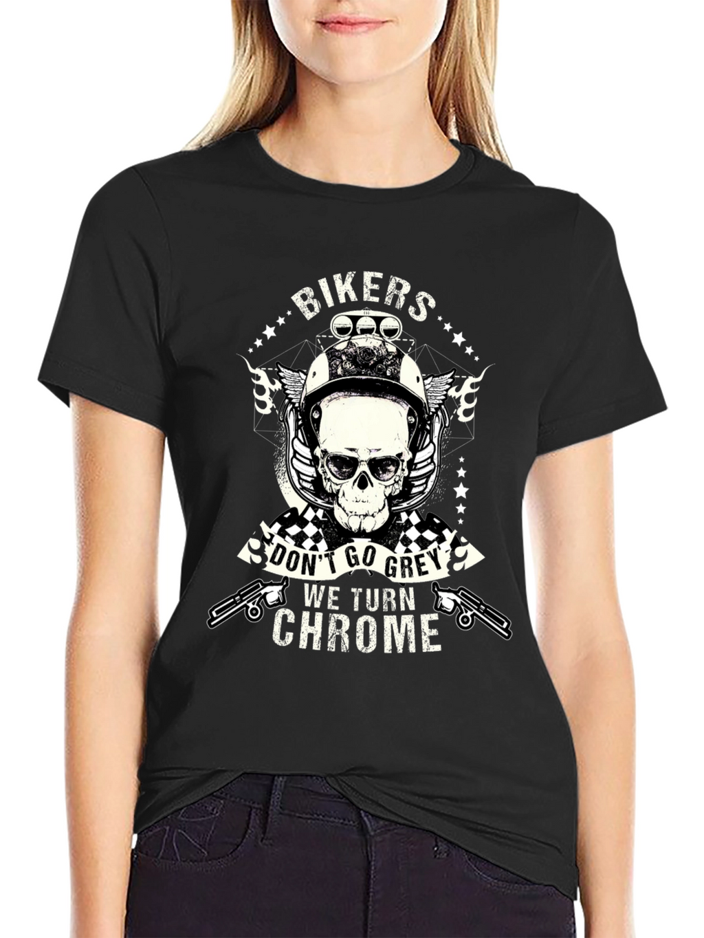 Bikers Dont Go Grey T-Shirt