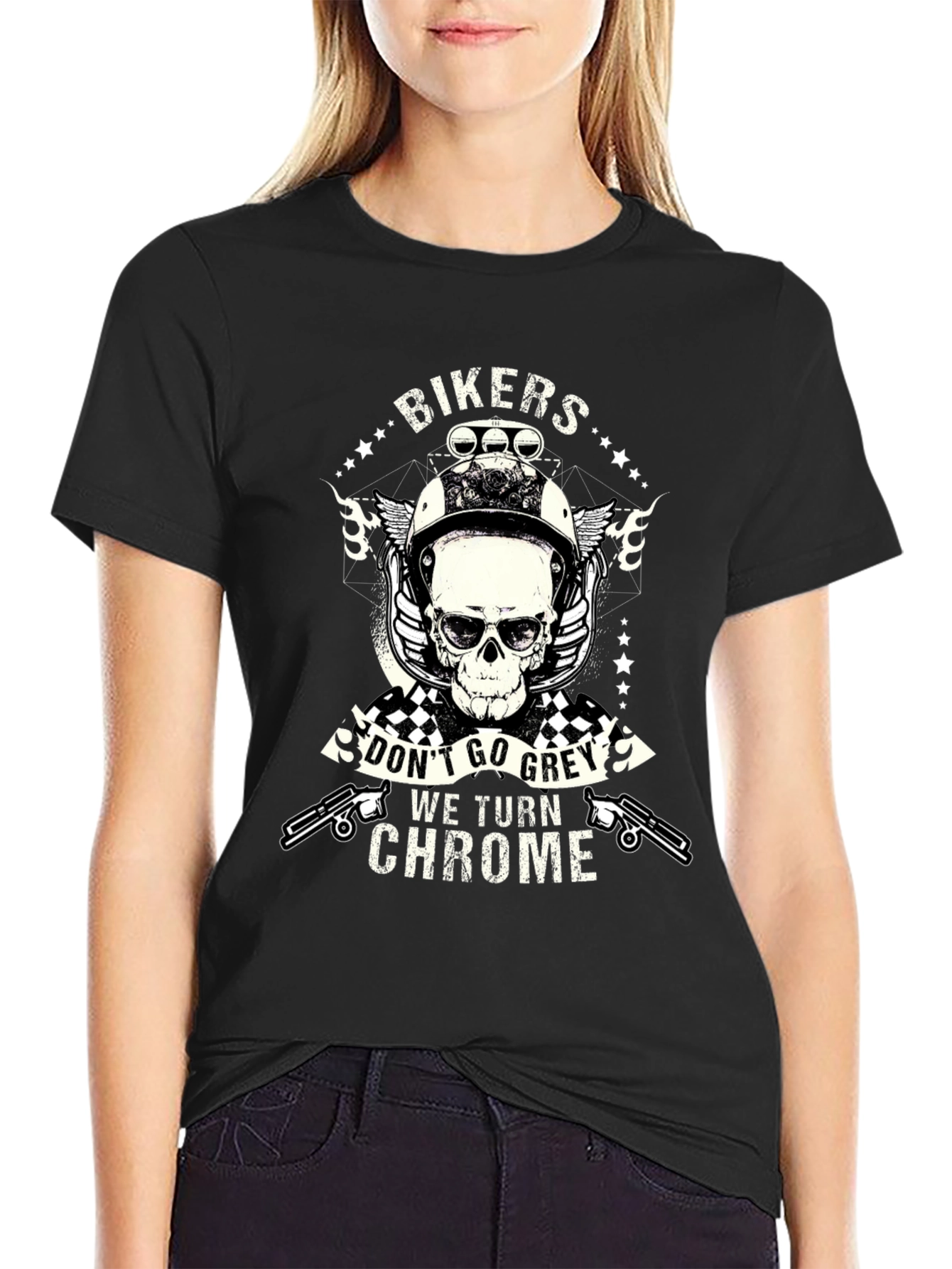 Bikers Dont Go Grey T-Shirt