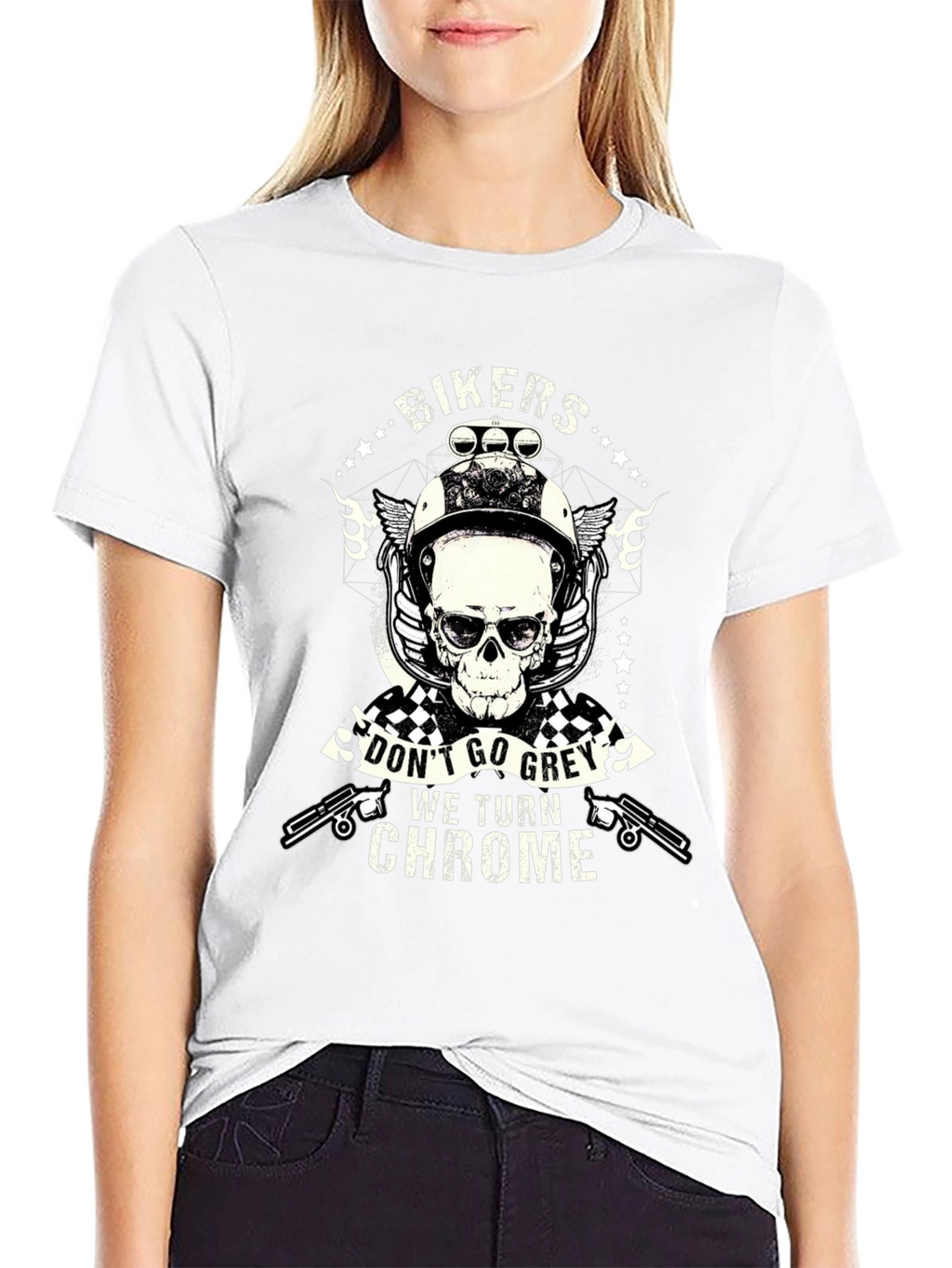 Bikers Dont Go Grey T-Shirt