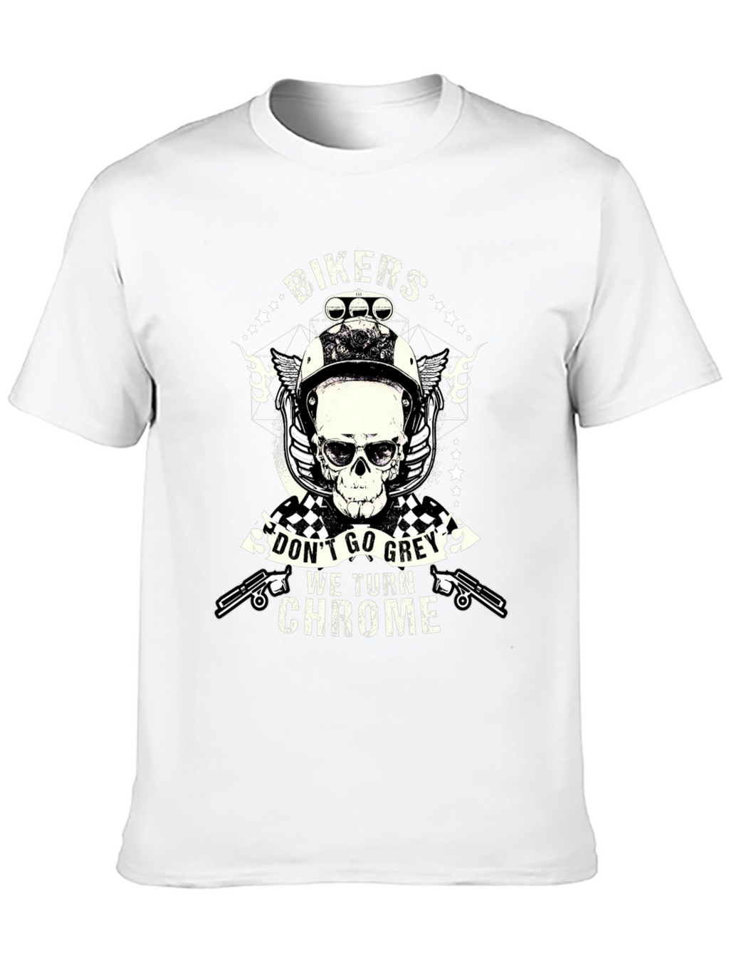 Bikers Dont Go Grey T-Shirt