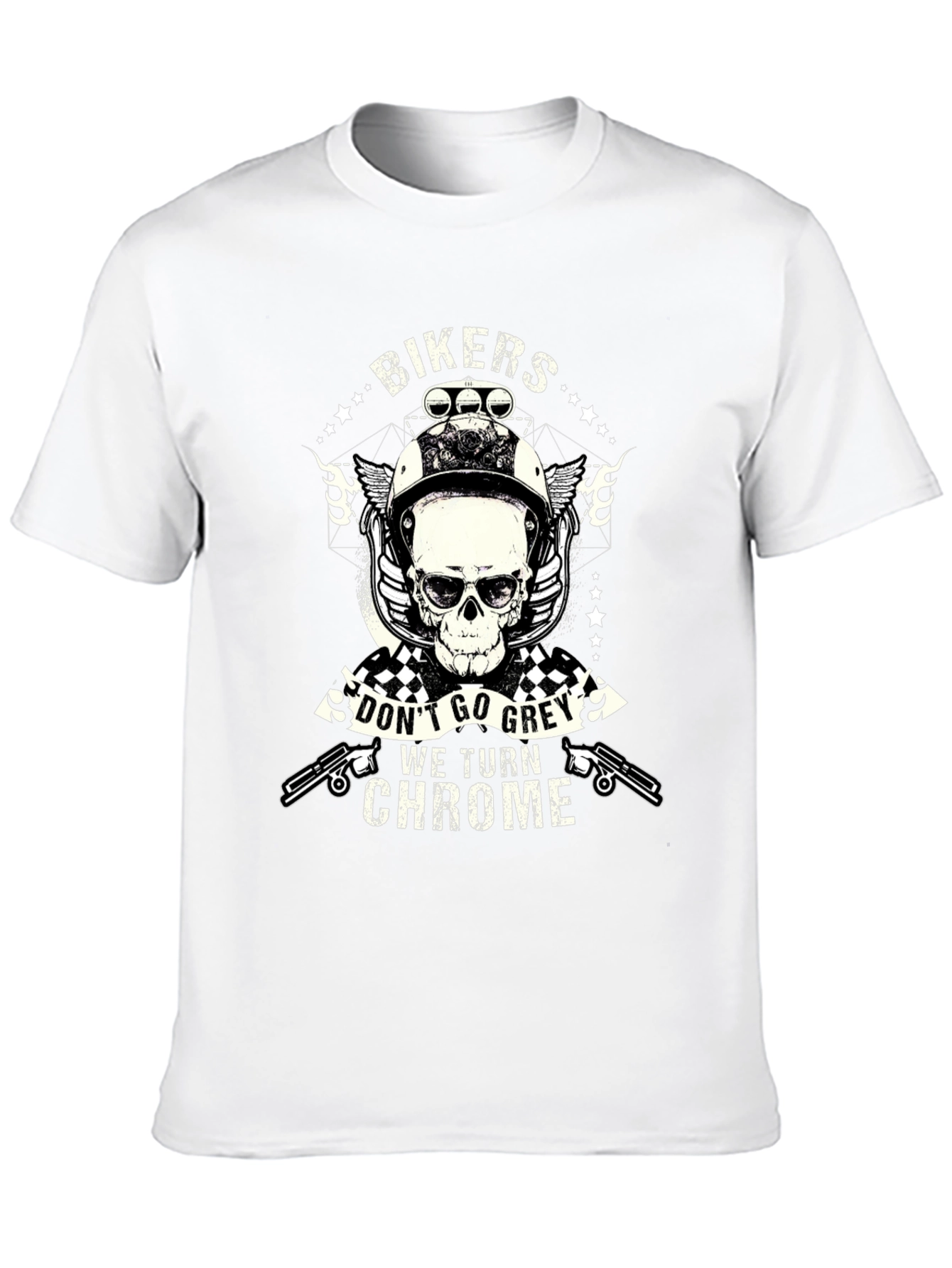 Bikers Dont Go Grey T-Shirt