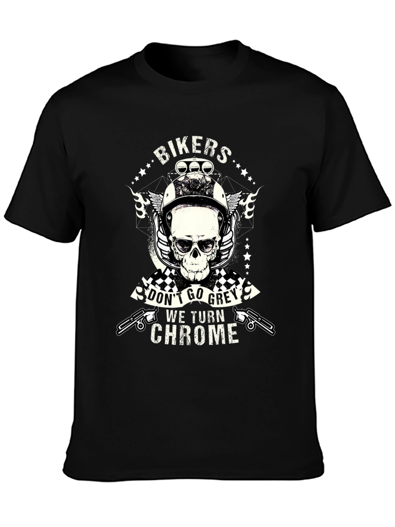 Bikers Dont Go Grey T-Shirt