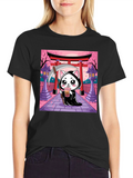 Kawaii Grim Reaper Cat T-Shirt