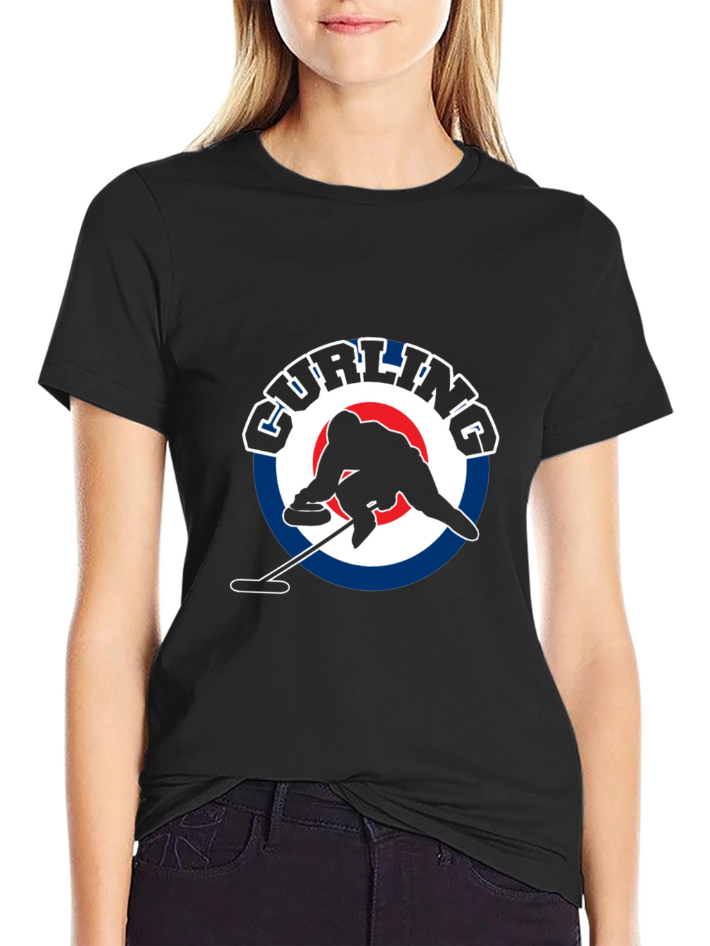 Curling T-Shirt: Stylish Sportswear Tee