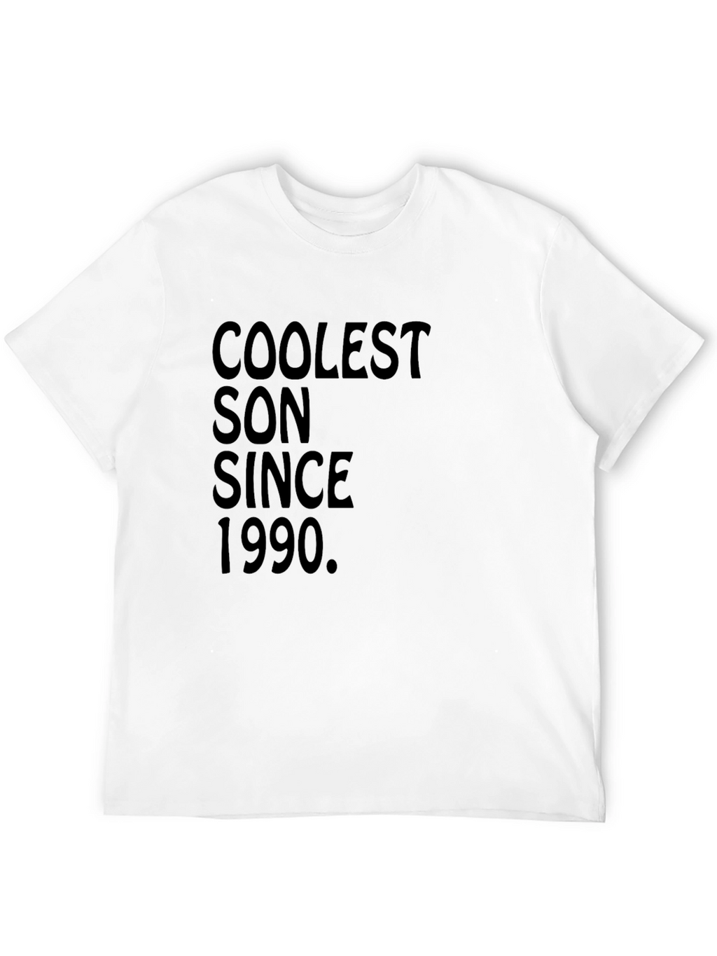 Coolest Son Since 1990 Black Graphic Tee