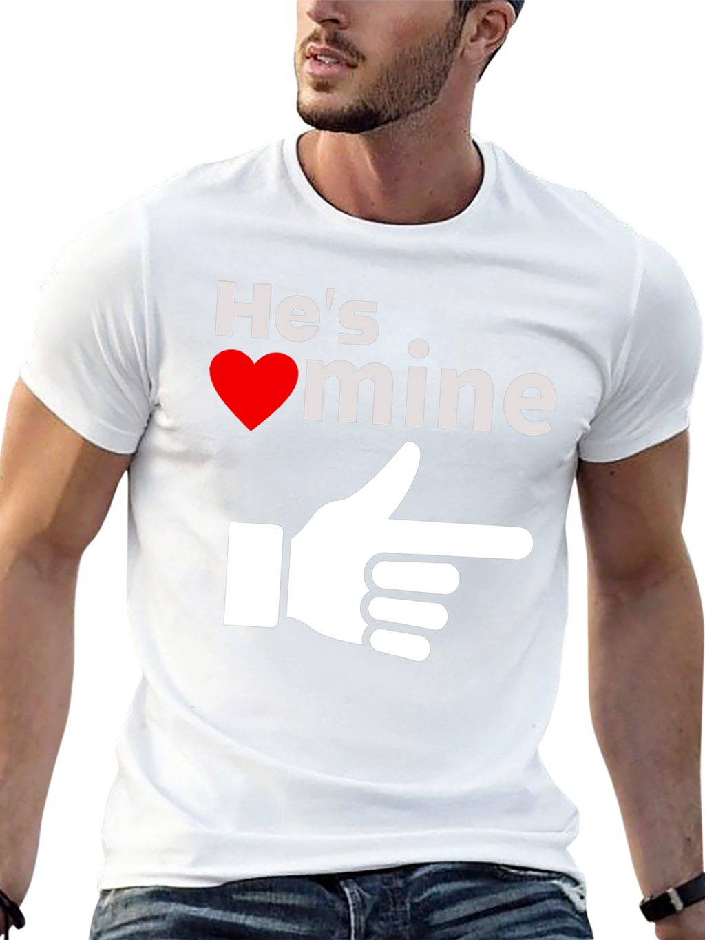 Hes Mine T-Shirt - Novelty Graphic Tee