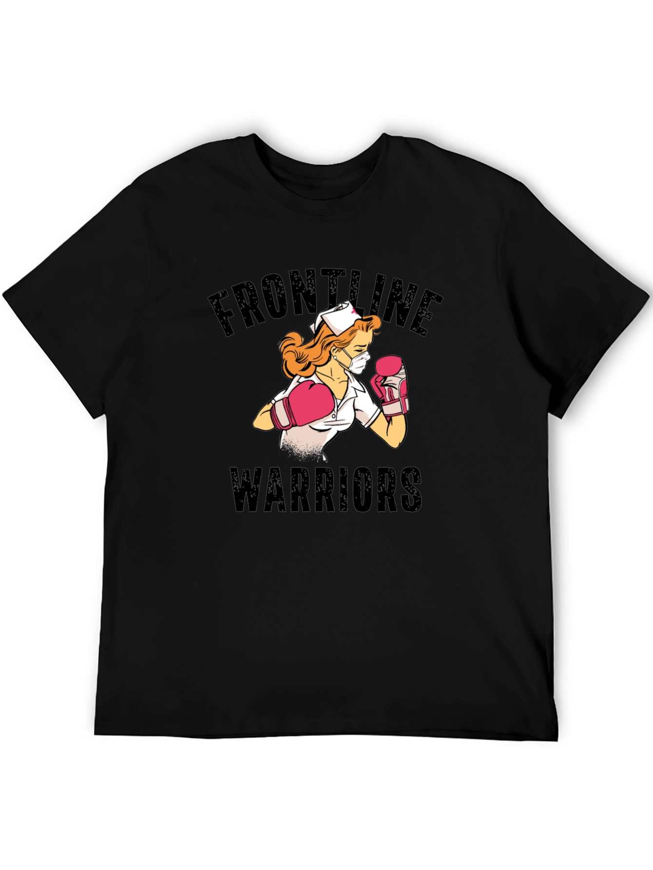 Frontline Warriors Nurse Boxing T-Shirt