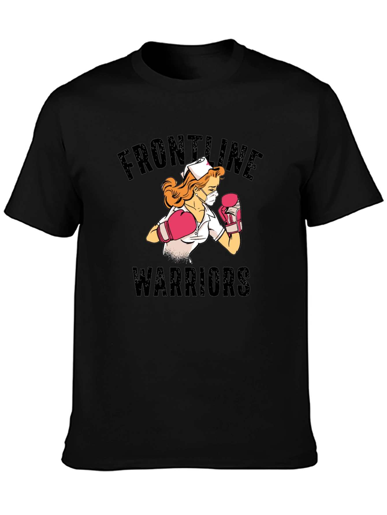 Frontline Warriors Nurse Boxing T-Shirt