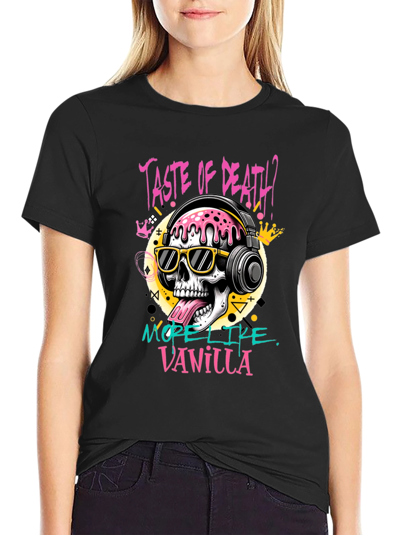 Taste of Death Vanilla Skull Graphic Tee