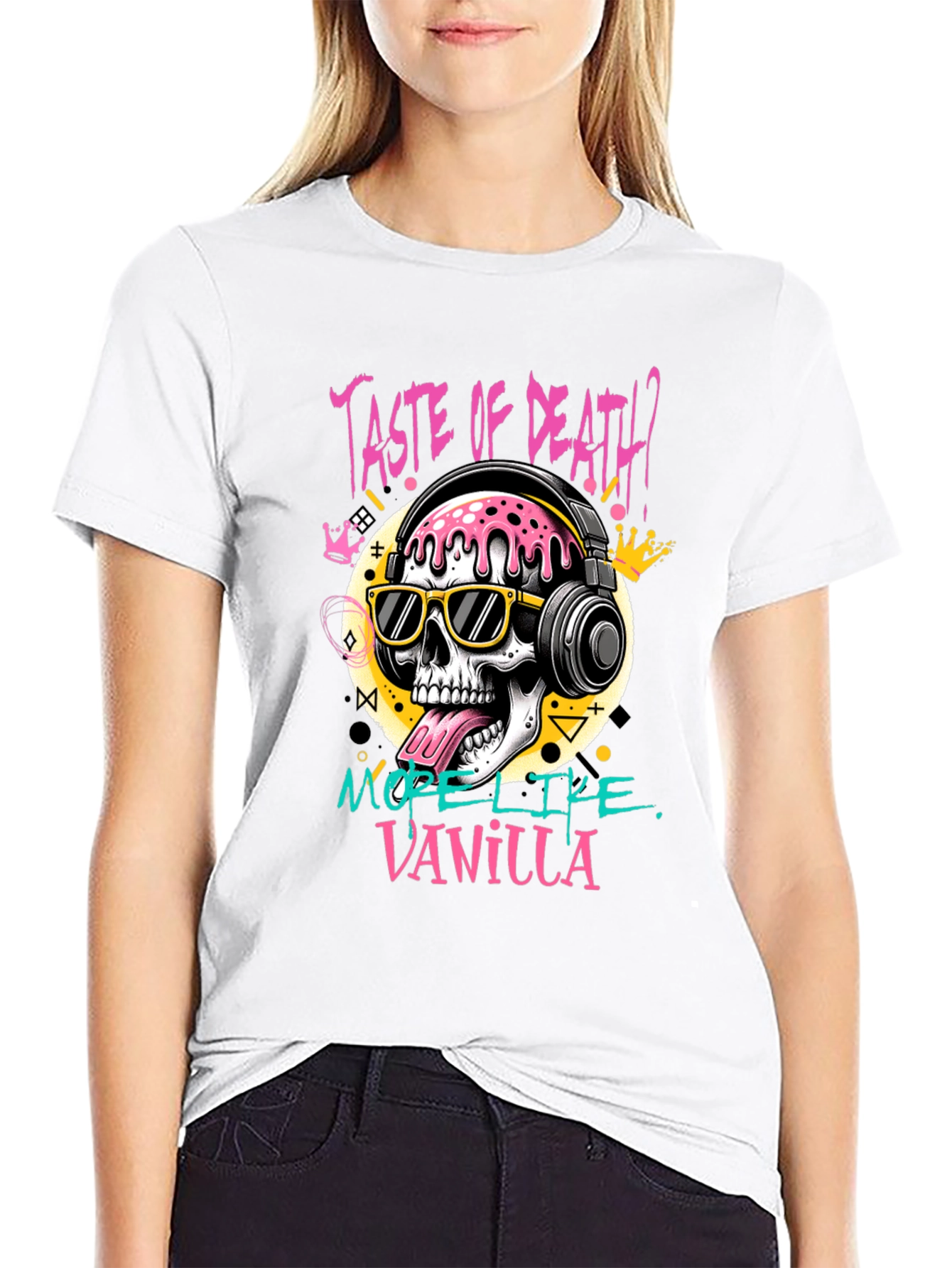 Taste of Death Vanilla Skull Graphic Tee