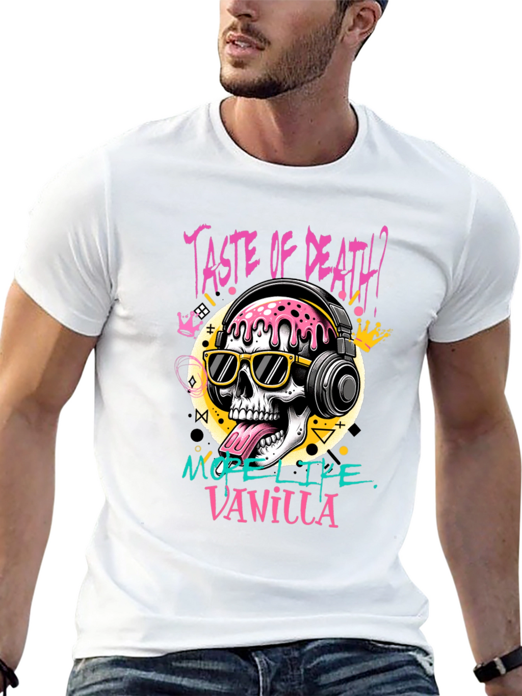 Taste of Death Vanilla Skull Graphic Tee