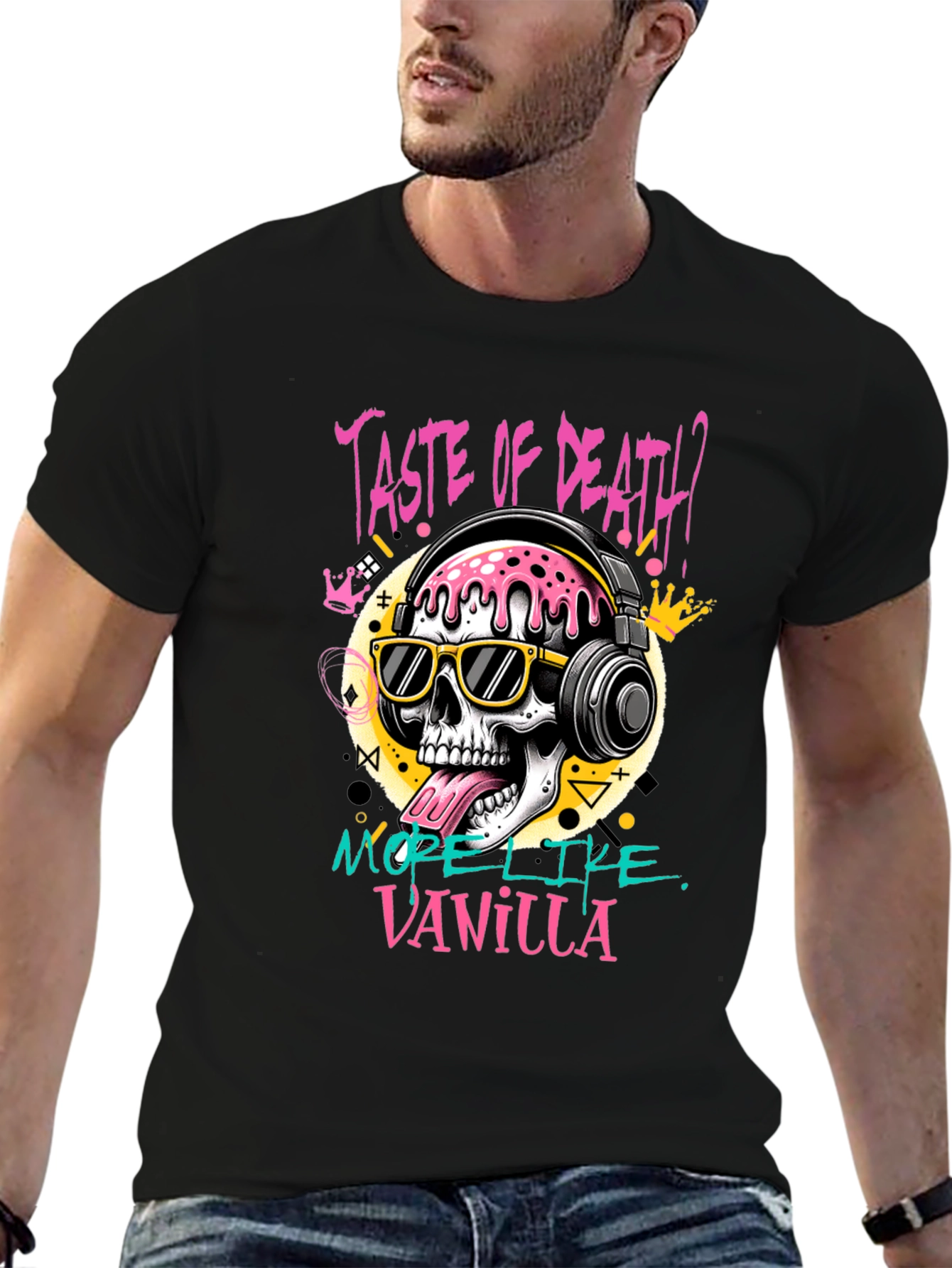 Taste of Death Vanilla Skull Graphic Tee