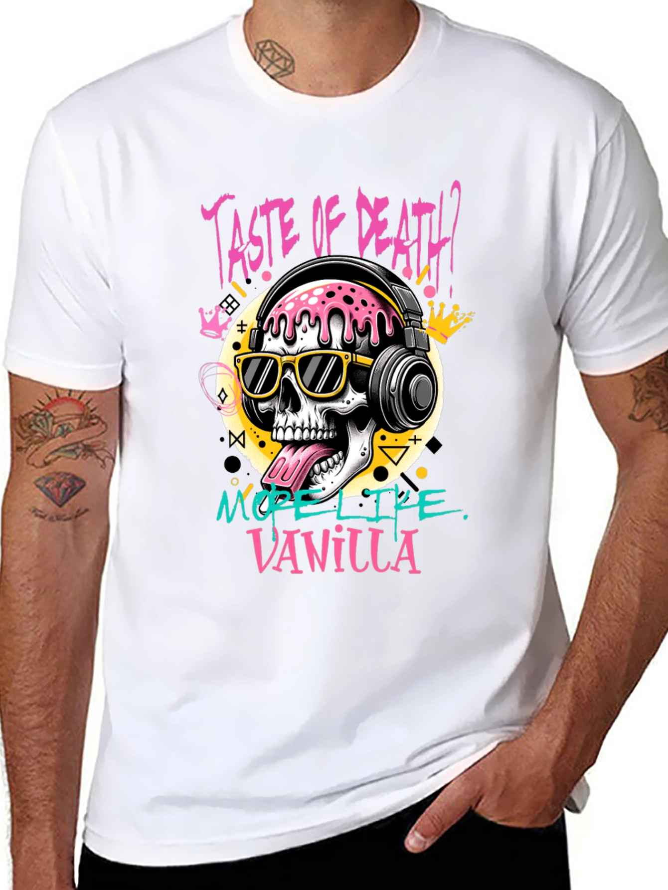 Taste of Death Vanilla Skull Graphic Tee