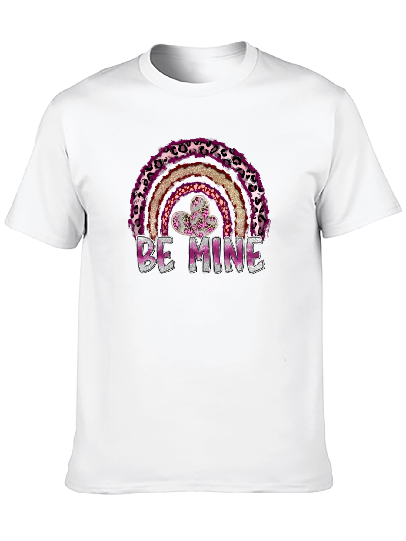 Be Mine Valentines Day Rainbow T-Shirt