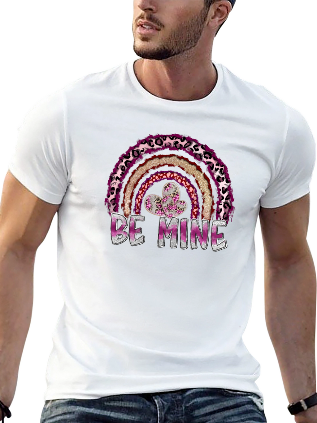 Be Mine Valentines Day Rainbow T-Shirt