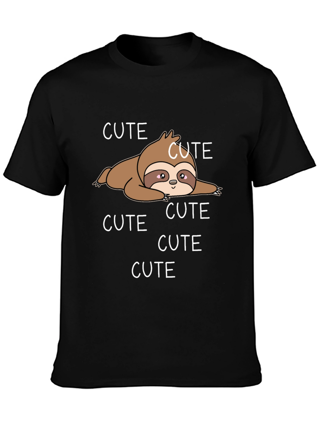 Cute Sloth T-Shirt - Casual Graphic Tee