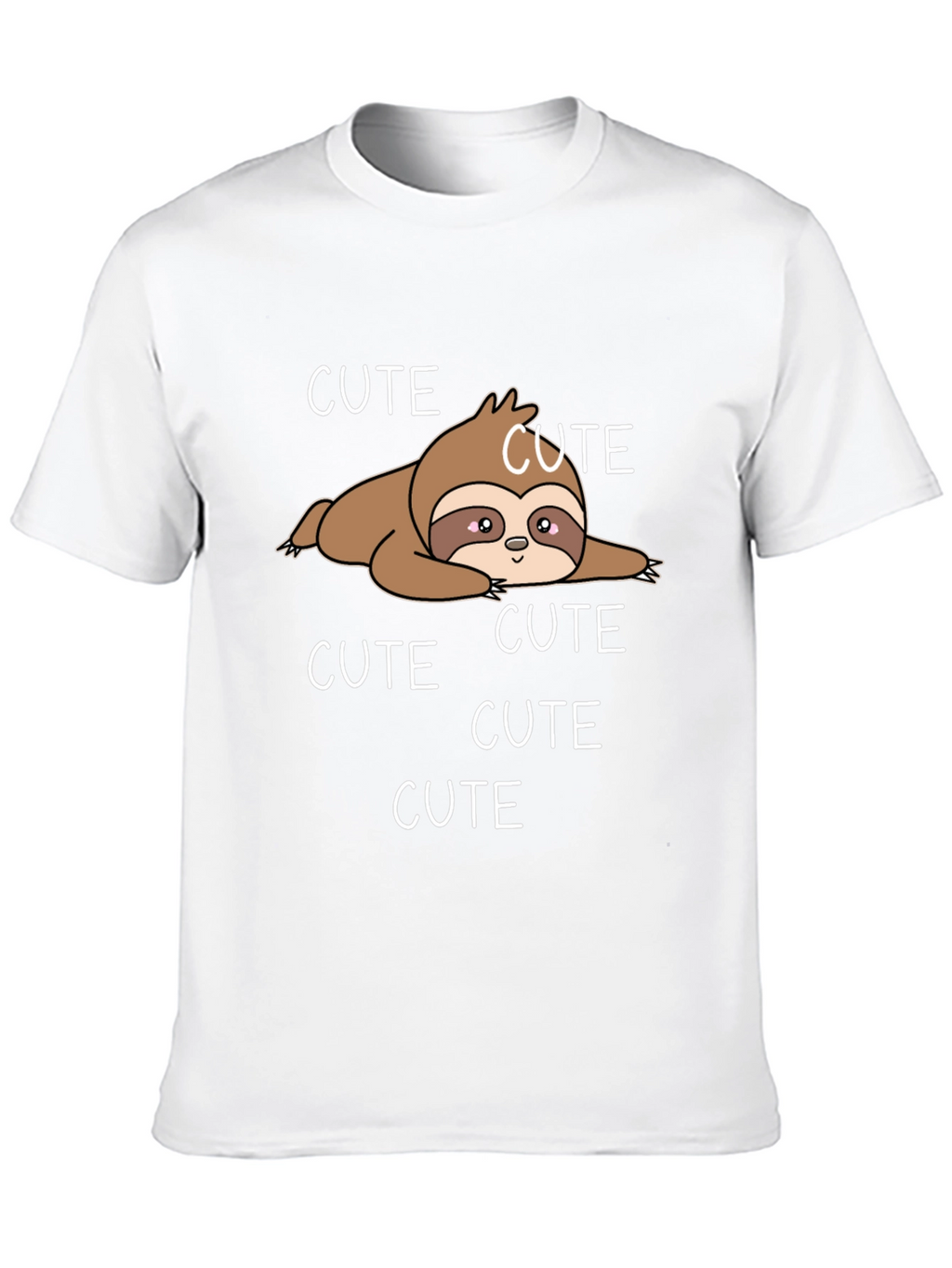 Cute Sloth T-Shirt - Casual Graphic Tee