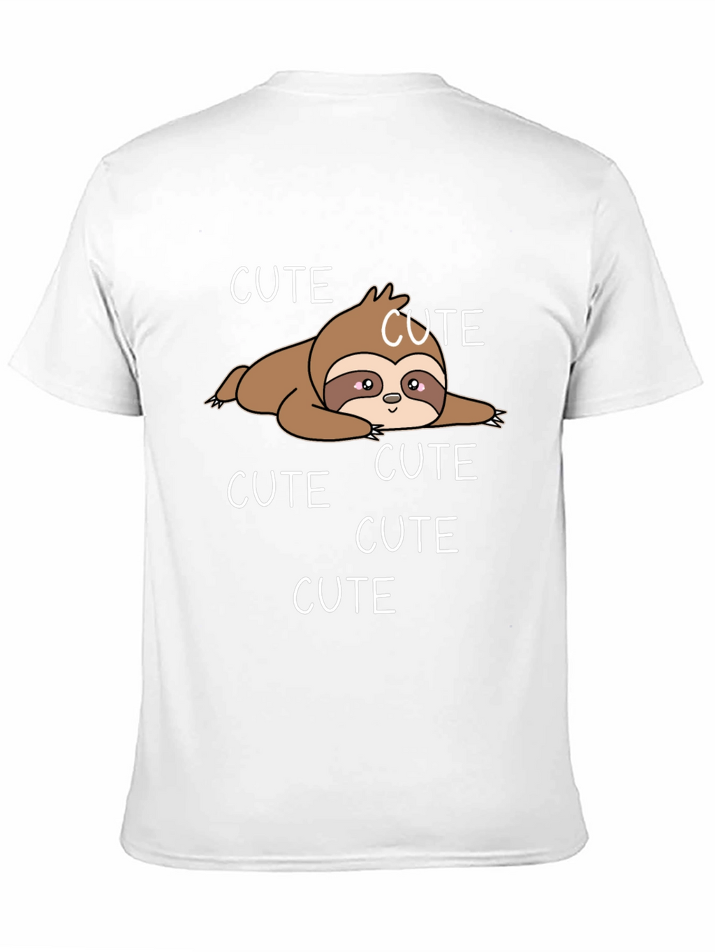 Cute Sloth T-Shirt - Casual Graphic Tee