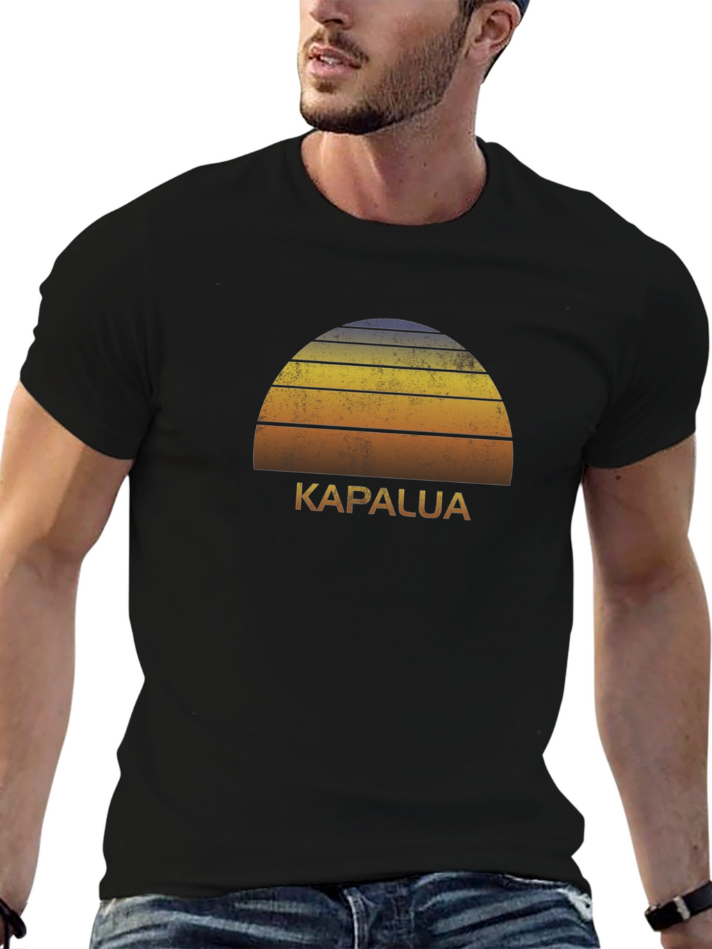 Kapalua Retro Sunset Tee