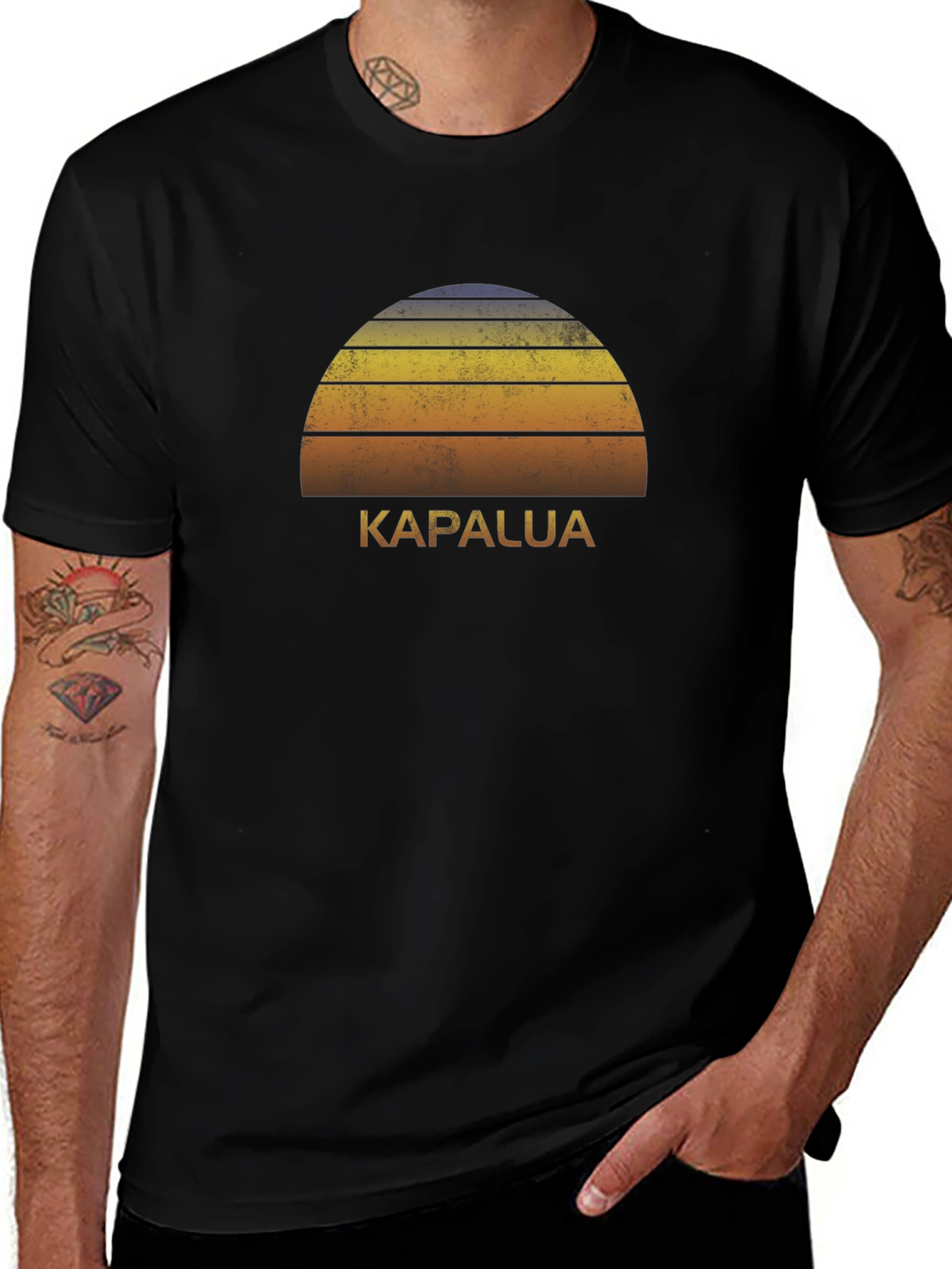 Kapalua Retro Sunset Tee