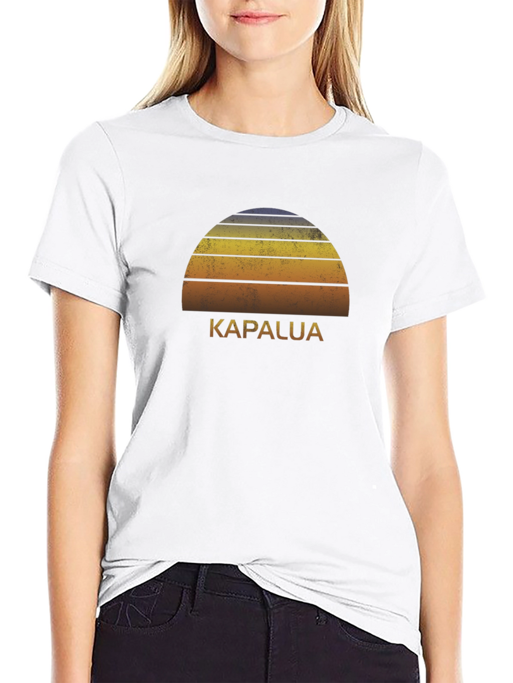 Kapalua Retro Sunset Tee