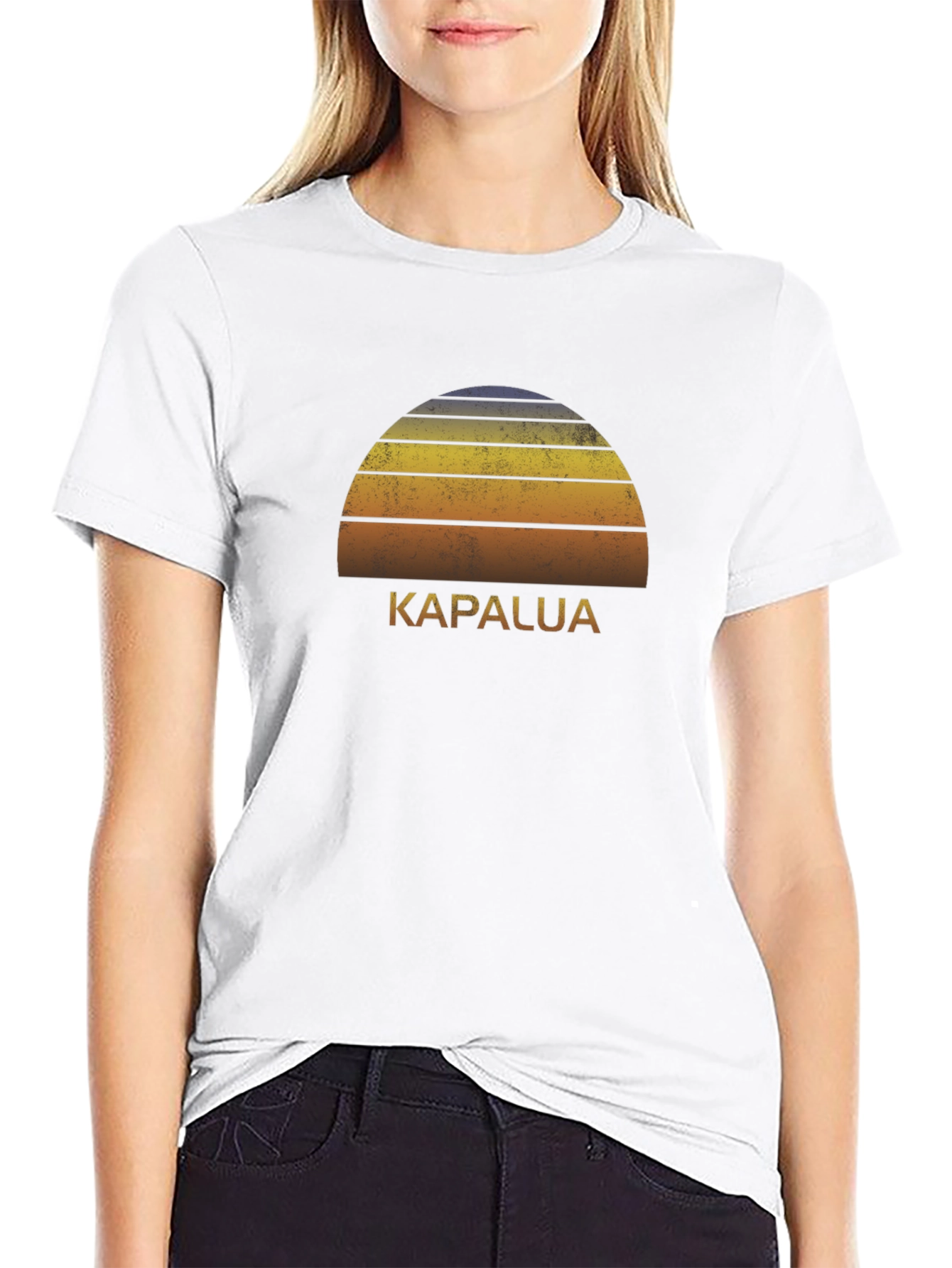 Kapalua Retro Sunset Tee