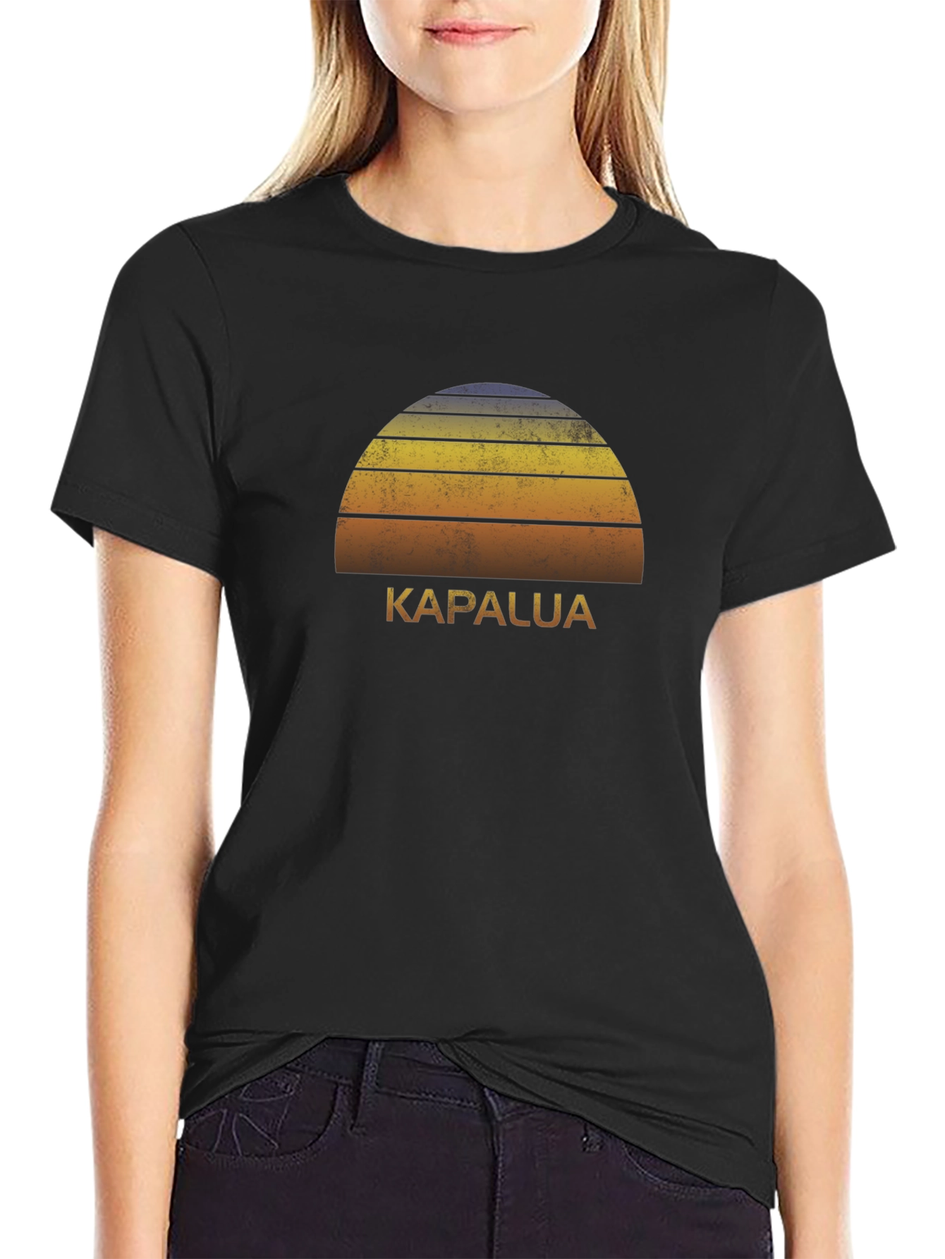 Kapalua Retro Sunset Tee