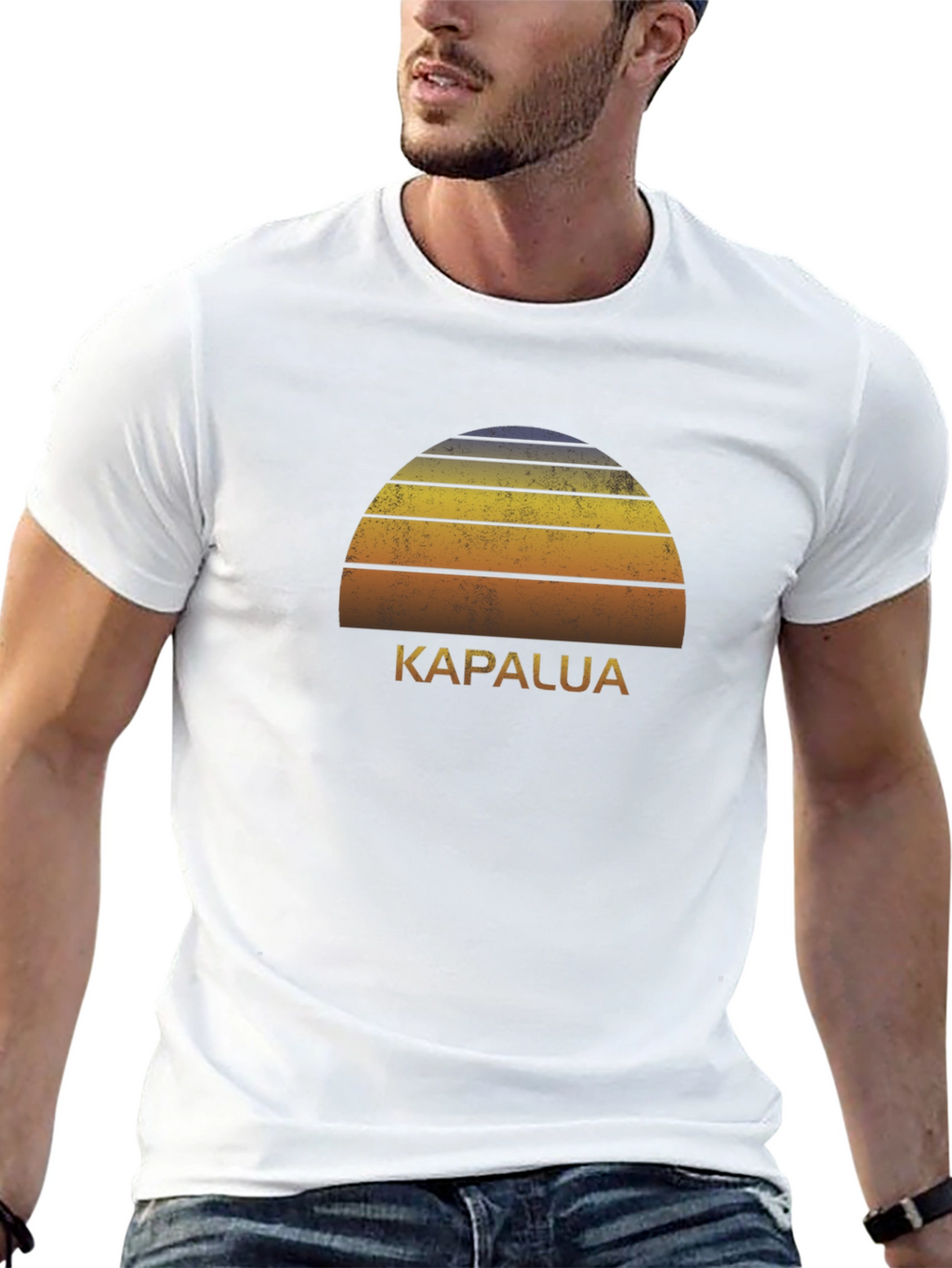 Kapalua Retro Sunset Tee