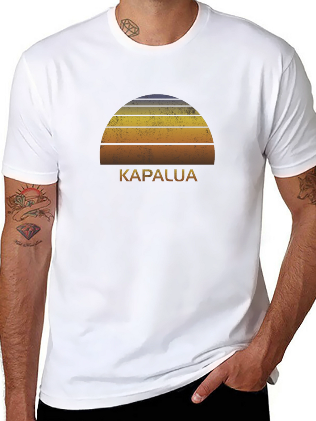 Kapalua Retro Sunset Tee