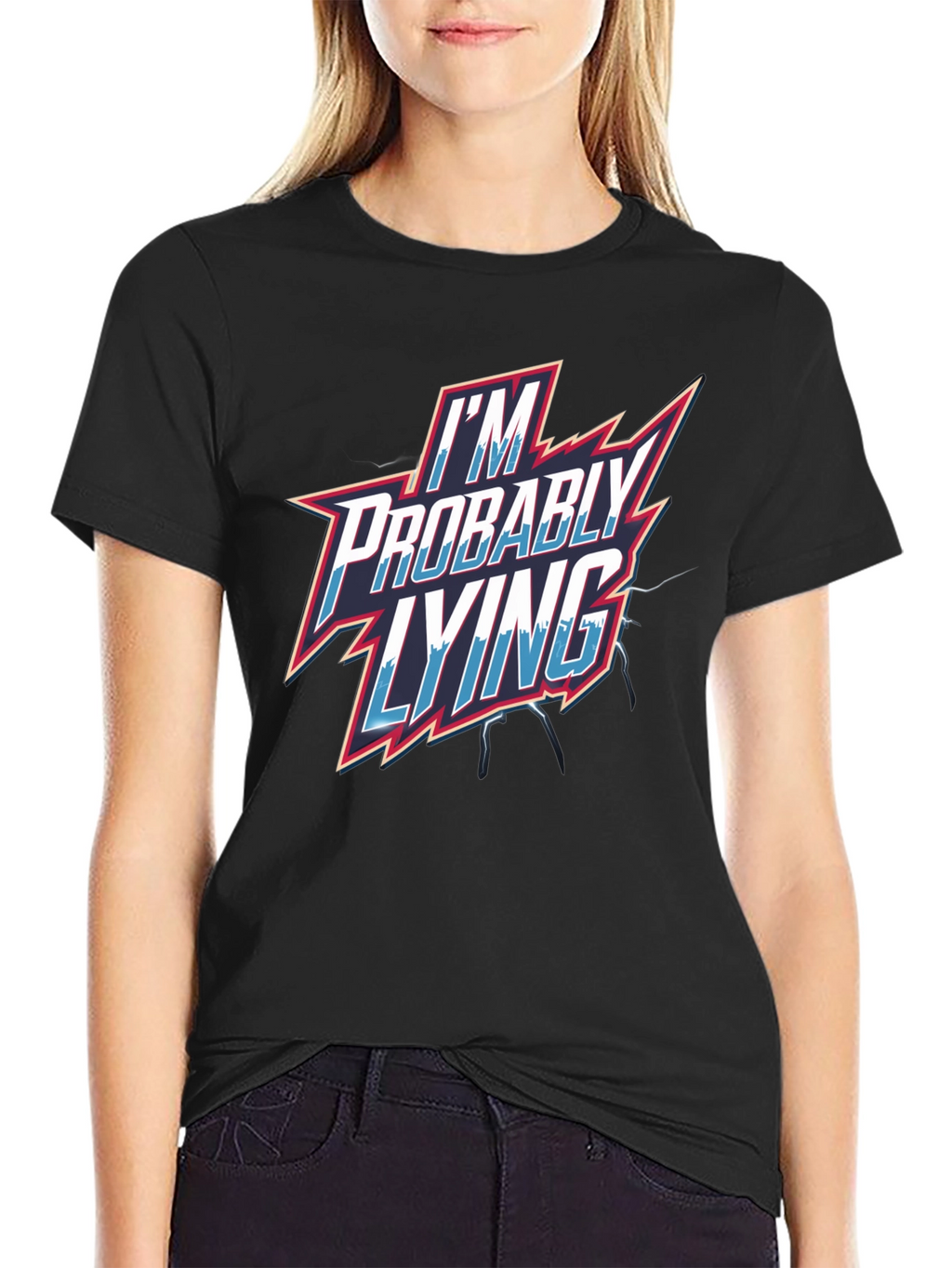 Im Probably Lying Mens Graphic T-Shirt