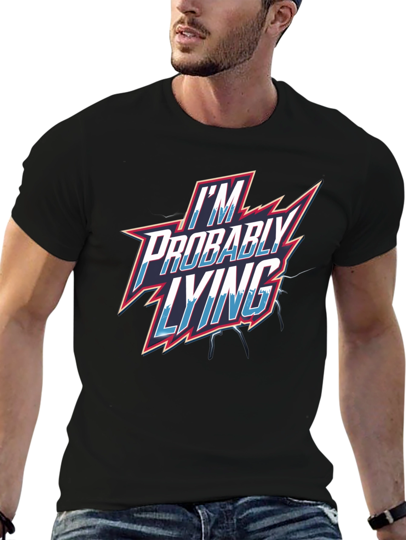 Im Probably Lying Mens Graphic T-Shirt