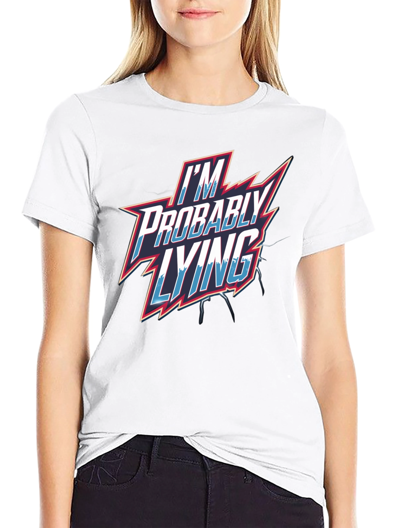 Im Probably Lying Mens Graphic T-Shirt