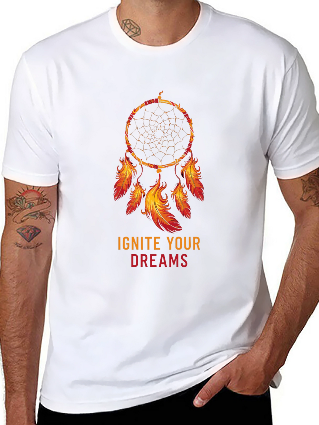 Dream Catcher Graphic Tee - Ignite Your Dreams