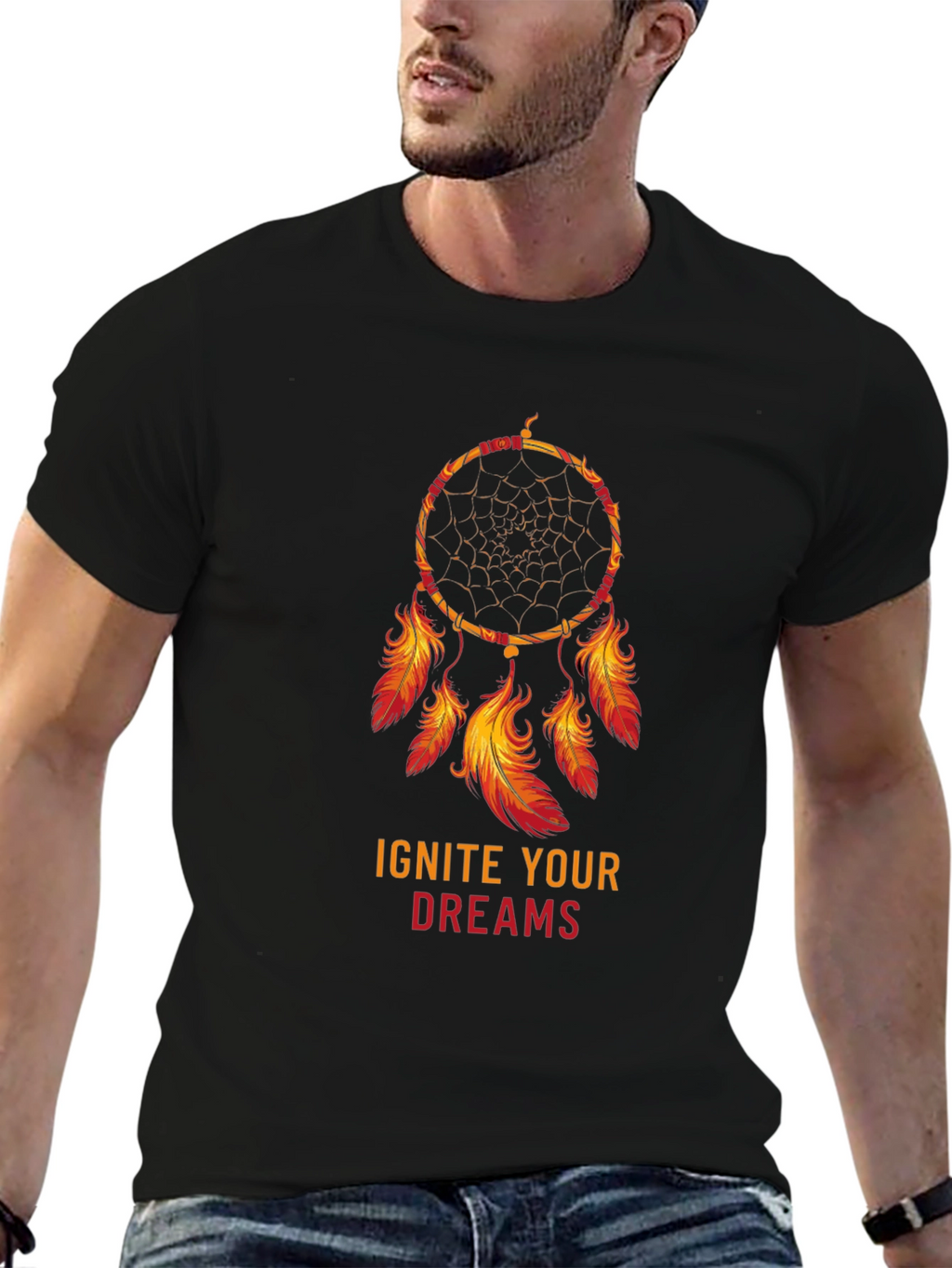 Dream Catcher Graphic Tee - Ignite Your Dreams