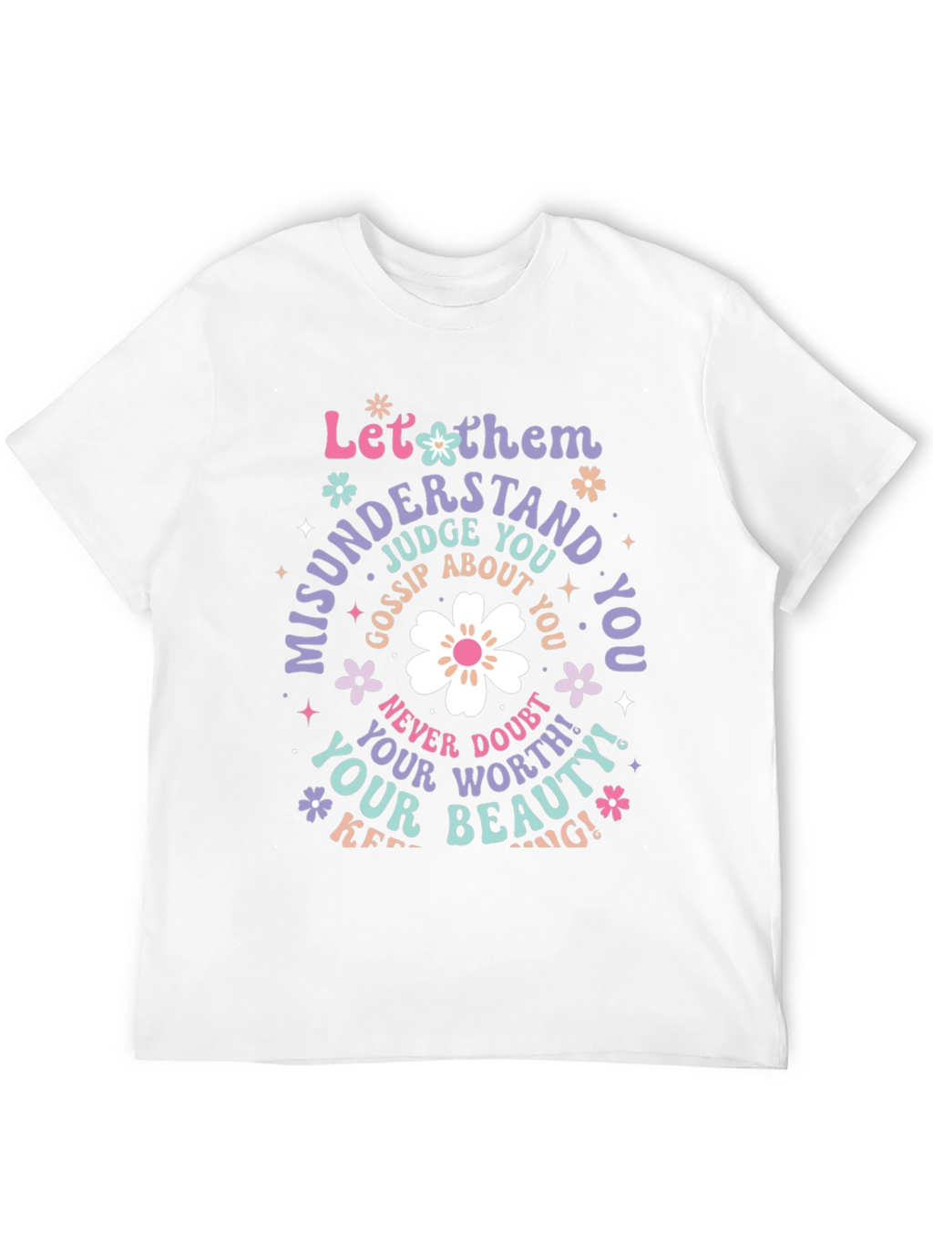 Inspirational Graphic T-Shirt - Black