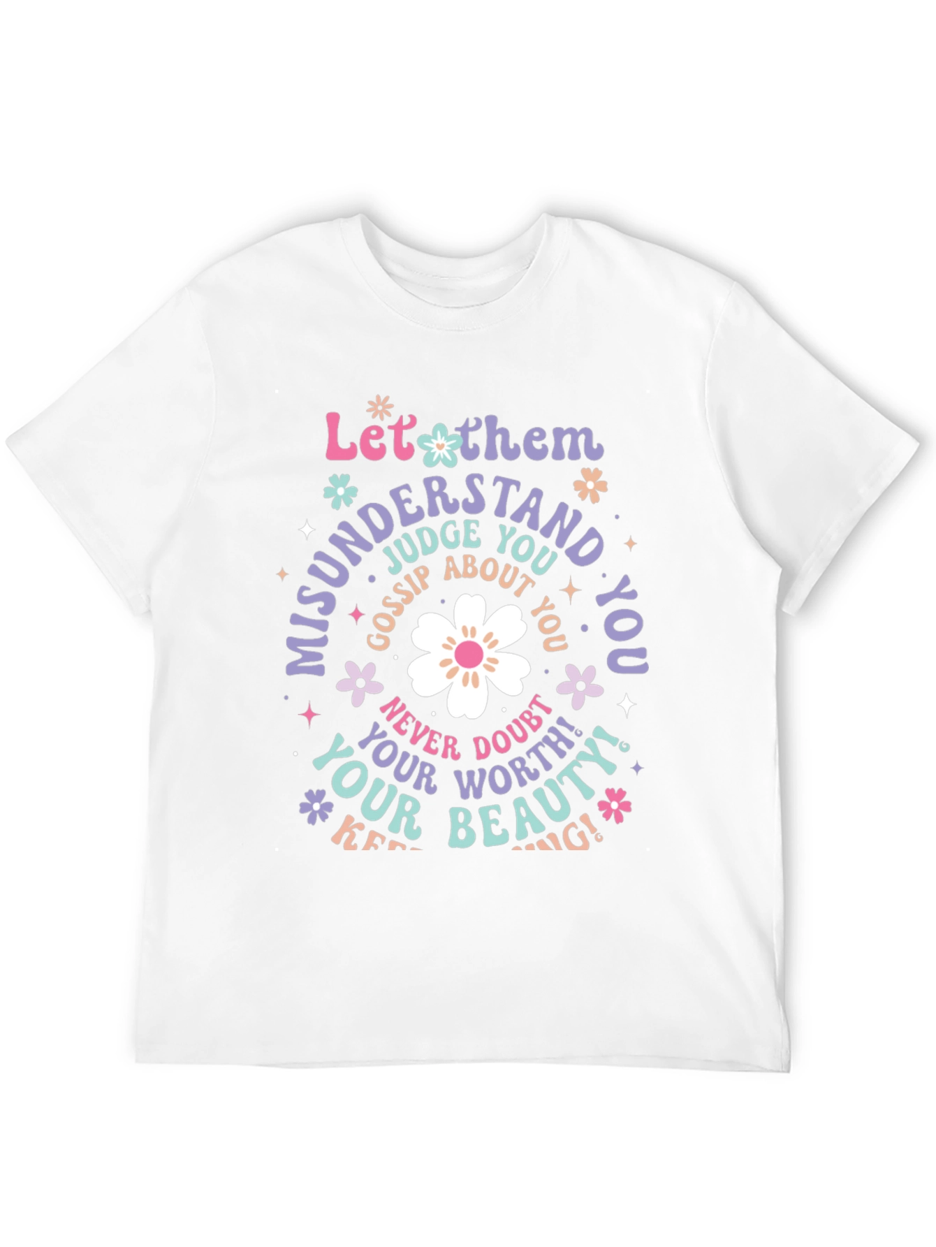 Inspirational Graphic T-Shirt - Black