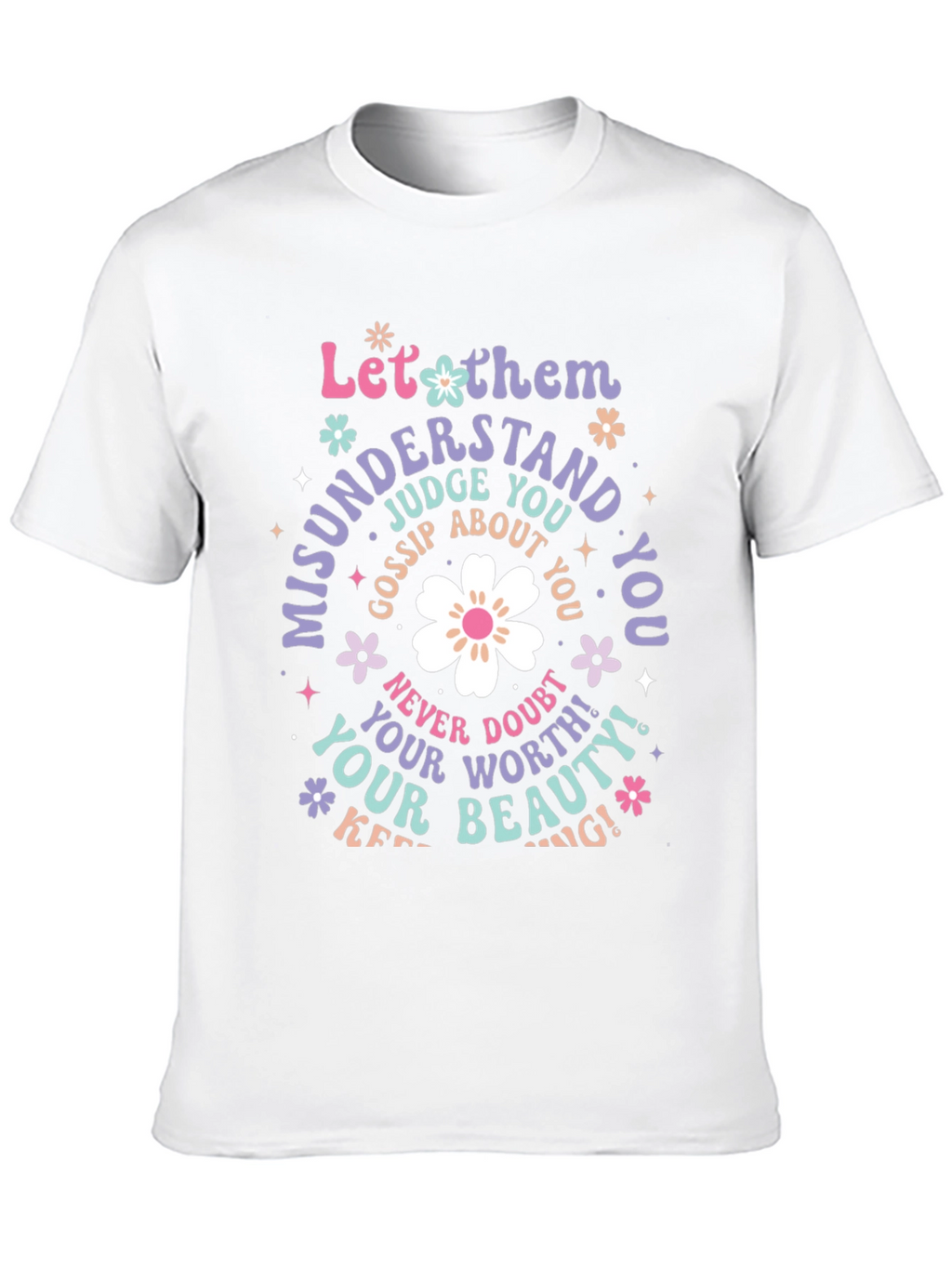 Inspirational Graphic T-Shirt - Black
