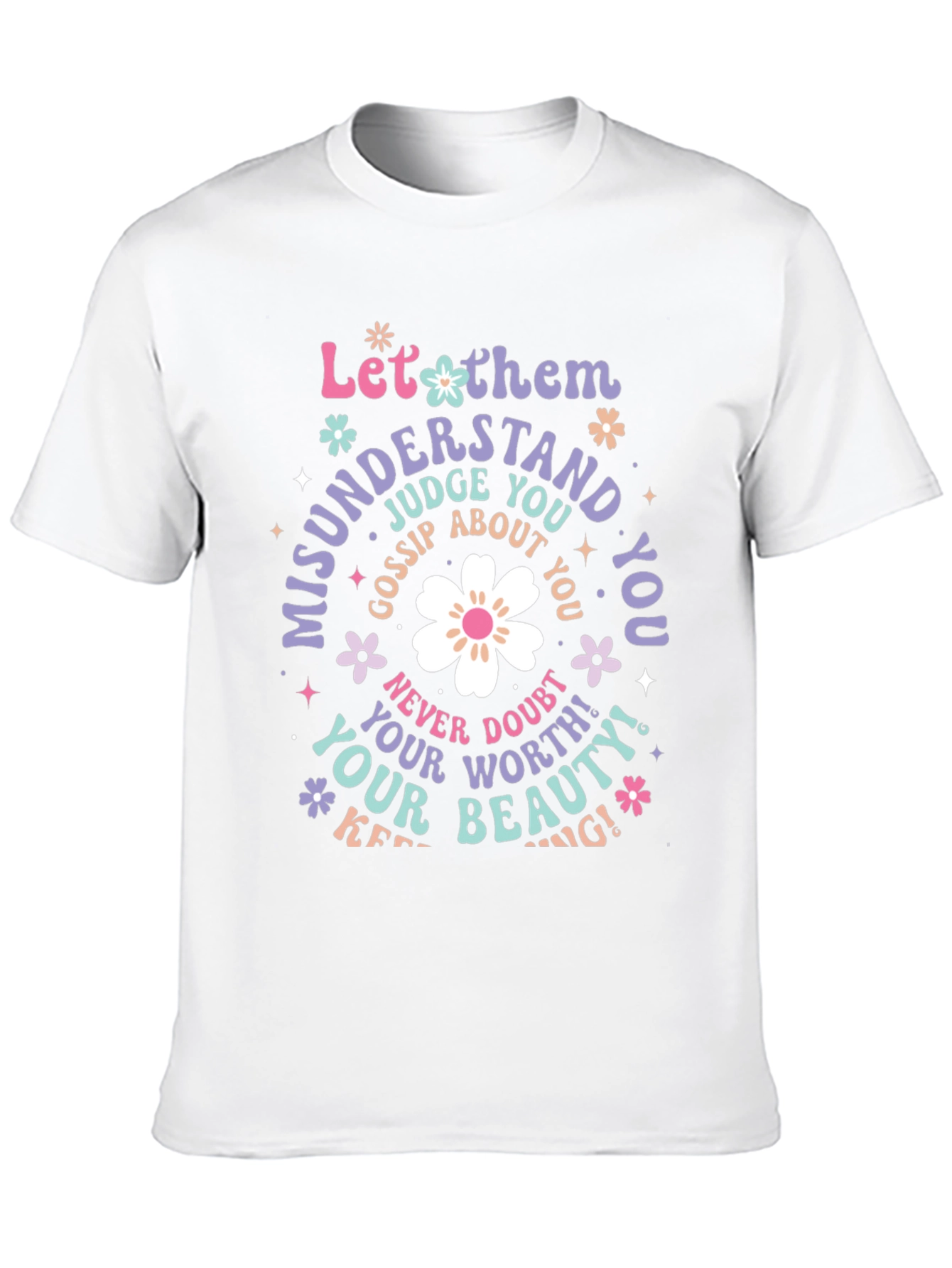 Inspirational Graphic T-Shirt - Black