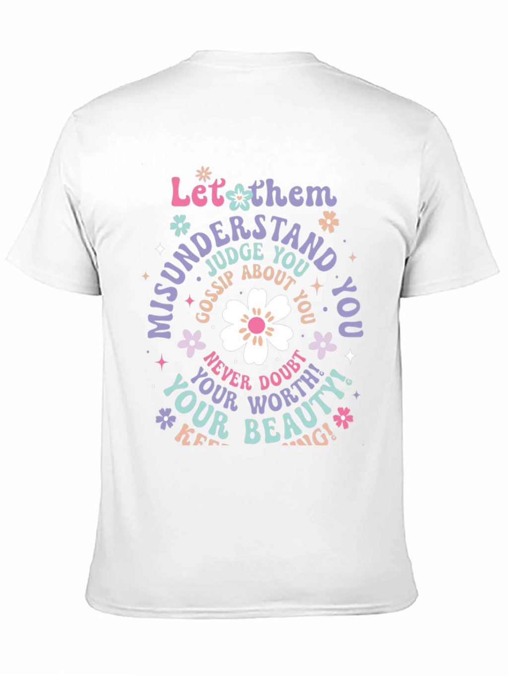 Inspirational Graphic T-Shirt - Black