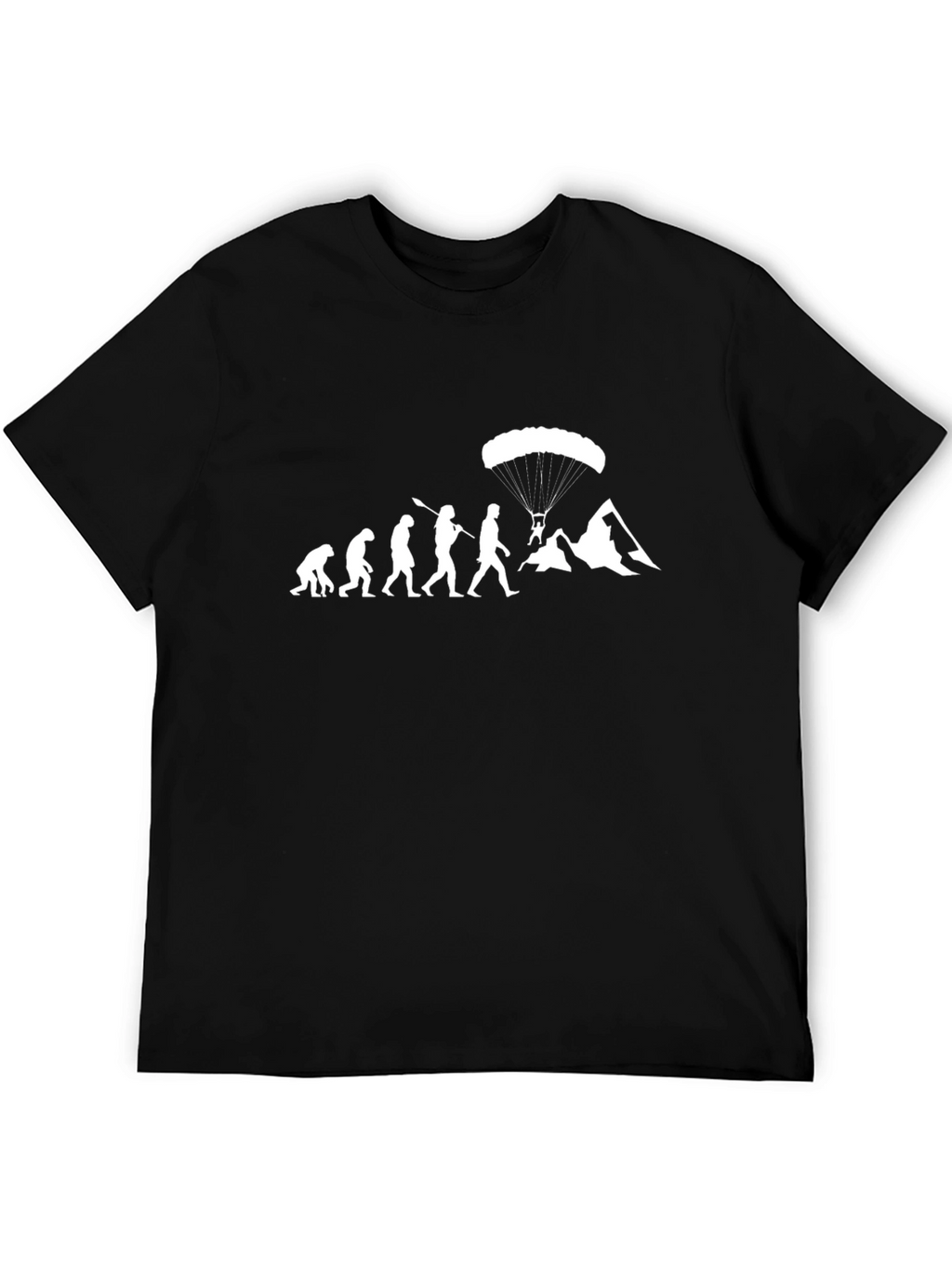 Evolution Parachute Jumper Graphic Tee