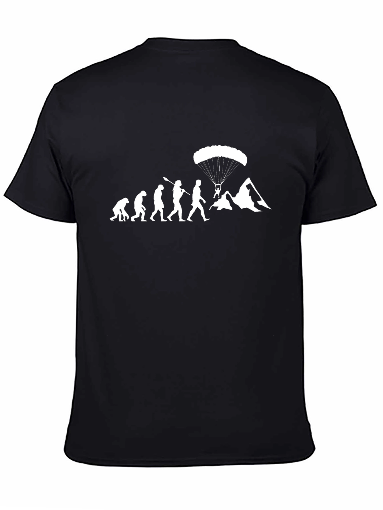 Evolution Parachute Jumper Graphic Tee