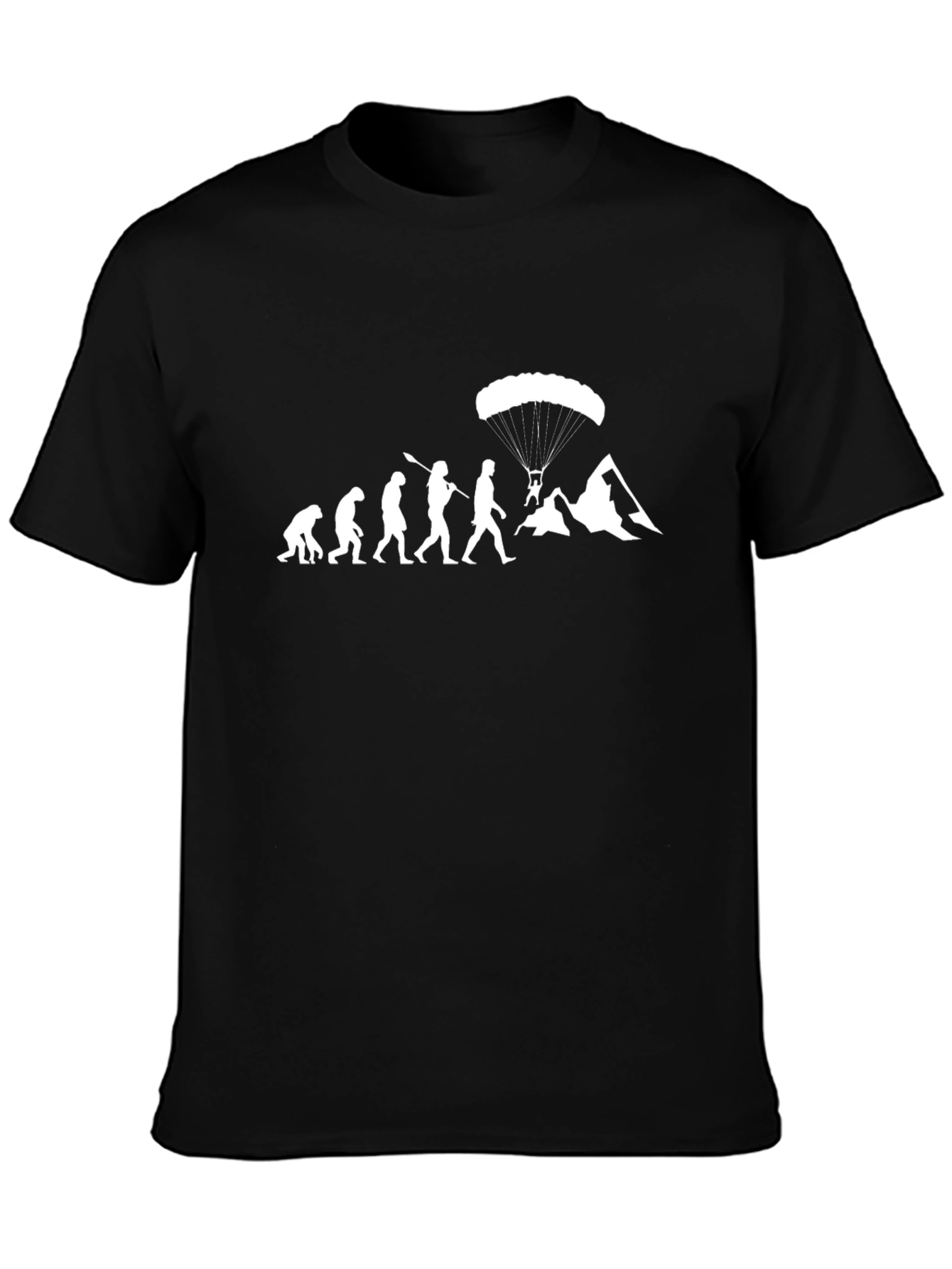 Evolution Parachute Jumper Graphic Tee