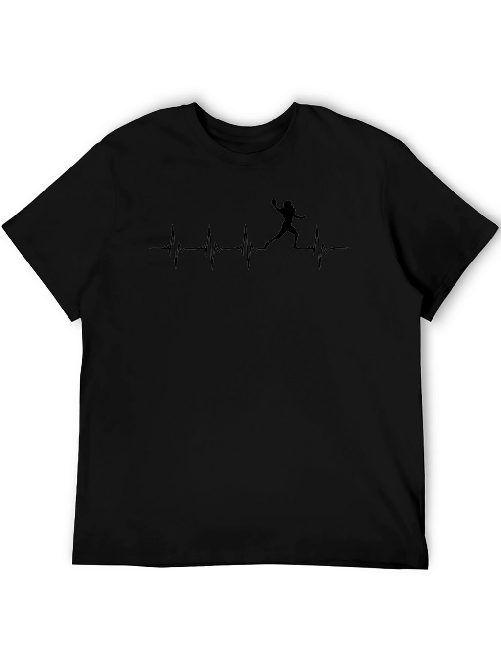 Football Heartbeat T-Shirt - Unisex