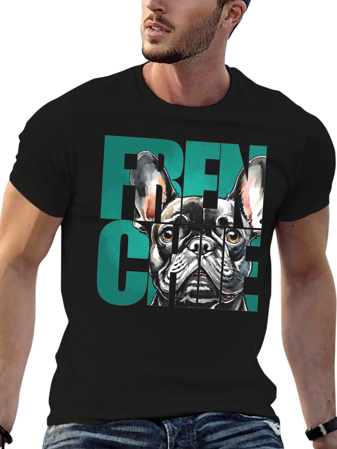 French Bulldog Graphic Tee - Stylish Dog Lover T-Shirt