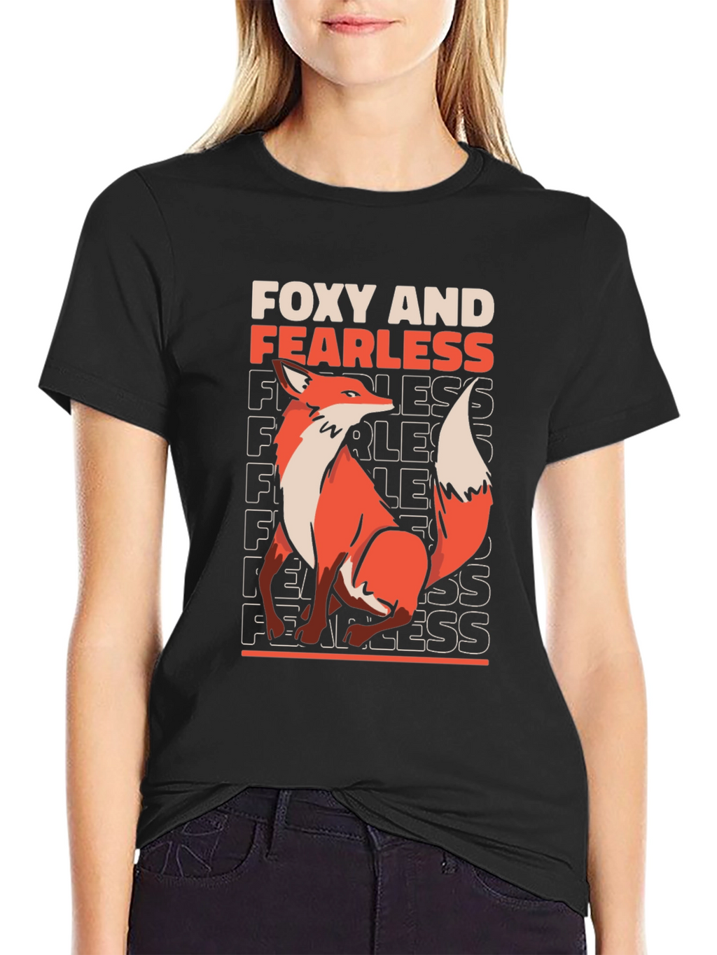 Foxy and Fearless Graphic T-Shirt
